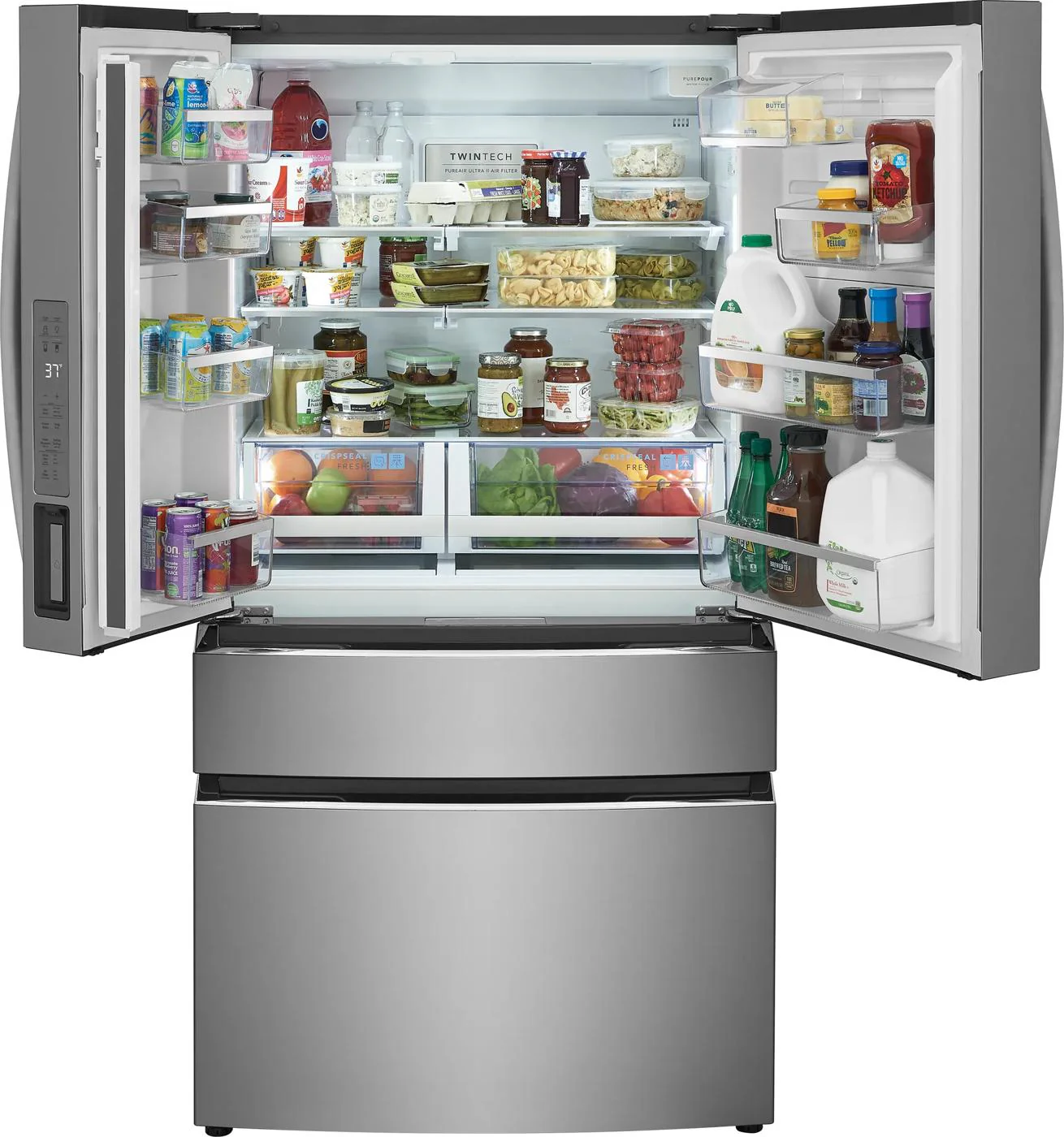 22 Cu. Ft. Counter-Depth 4-Door French Door Refrigerator - Image 3