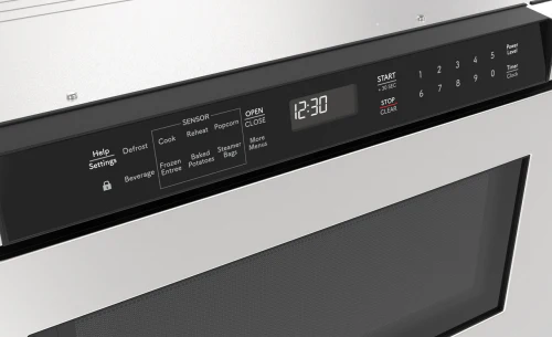24" Microwave Drawer with 1.2 cu ft cavity,  950W, Sensor, angled touch - Image 5