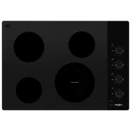 30-inch Electric Ceramic Glass Cooktop with Dual Radiant Element - Image 2