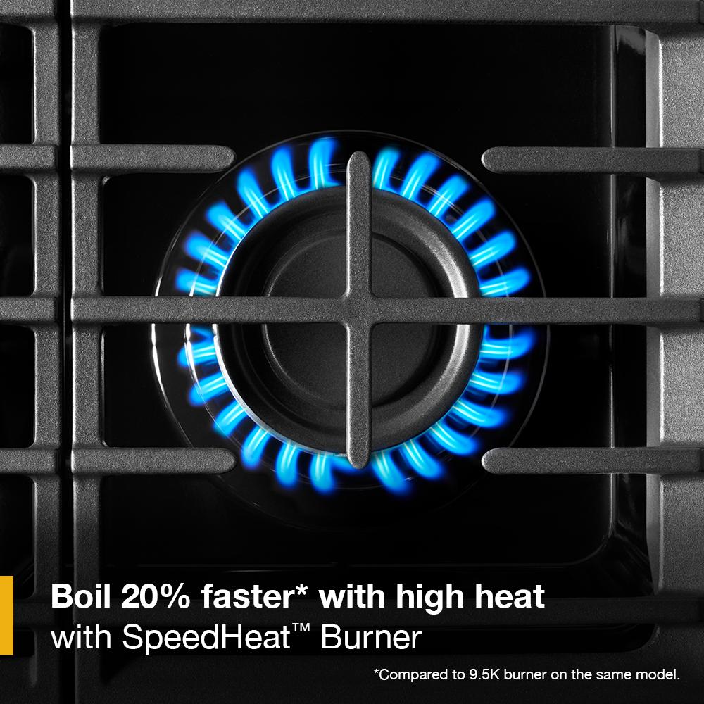 30-inch Gas Range with Air Cooking Technology, No Preheat Air Fry and Air Baking and Self Clean - Image 4