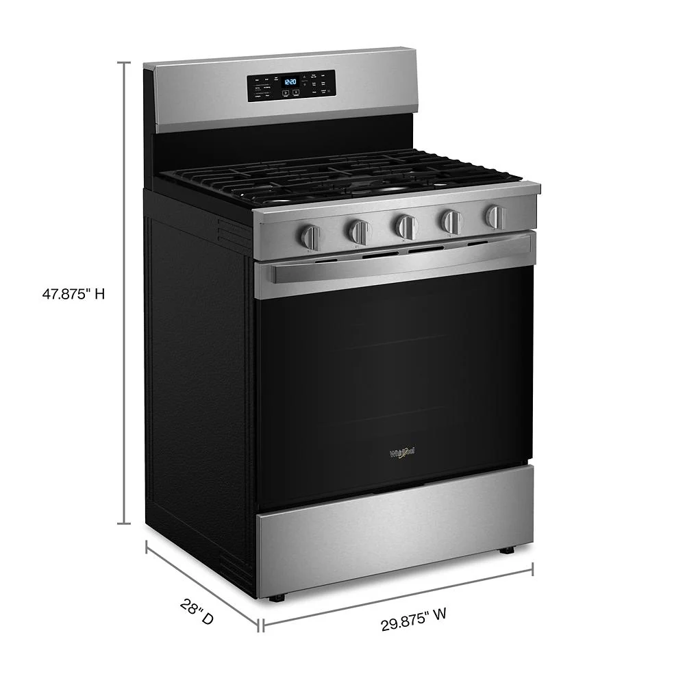 30-inch Gas Range with Air Cooking Technology, No Preheat Air Fry and Air Baking and Self Clean - Image 5
