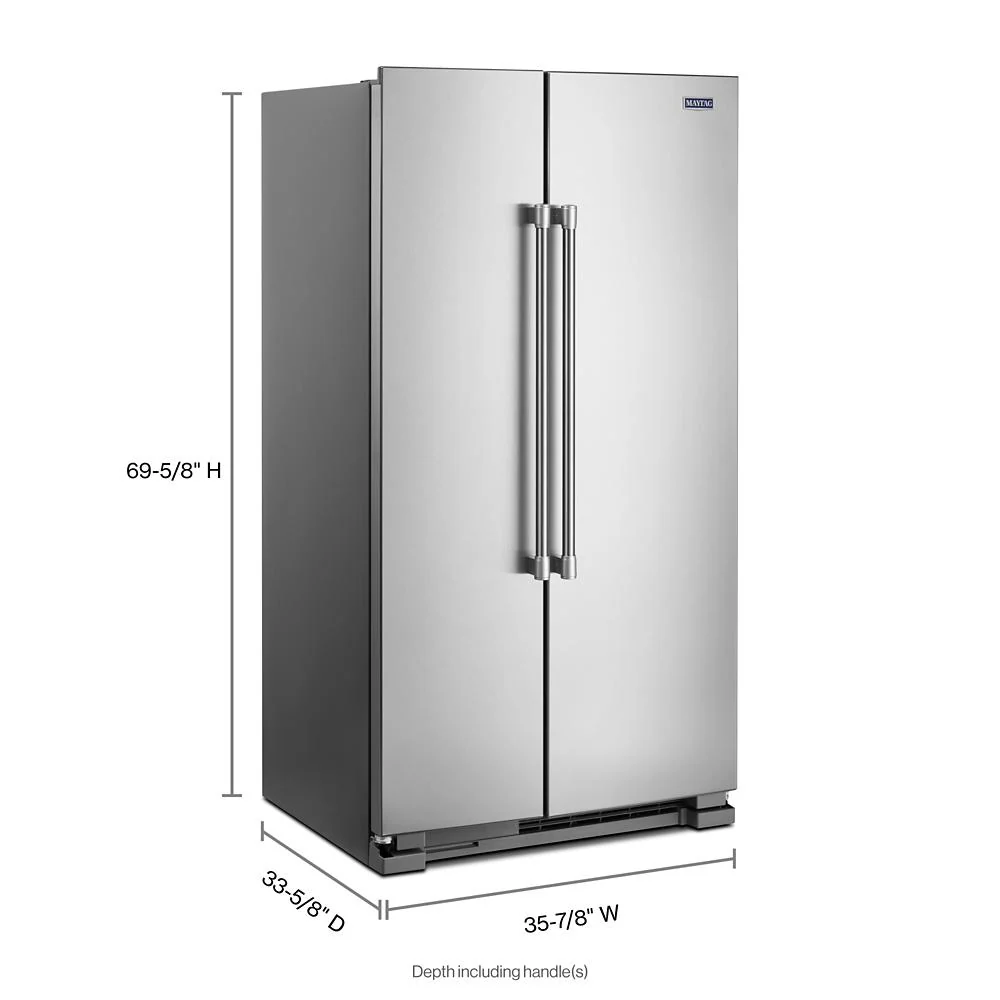 36-Inch Wide Side-by-Side Refrigerator - 25 Cu. Ft. - Image 5