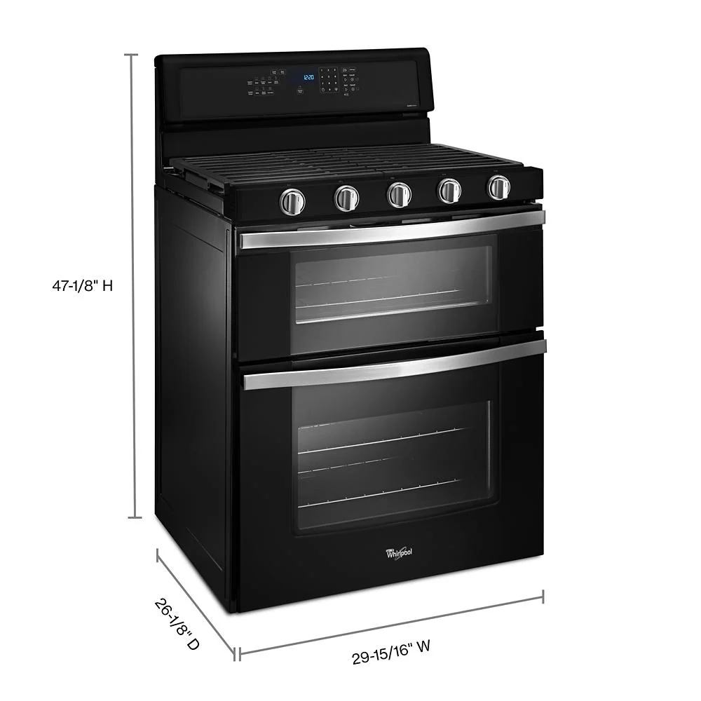 6.7 Cu. Ft. Electric Double Oven Range with True Convection - Image 5