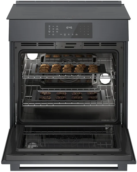 800 Series, Induction Slide-in Range, 30'', Black Stainless Steel - Image 3
