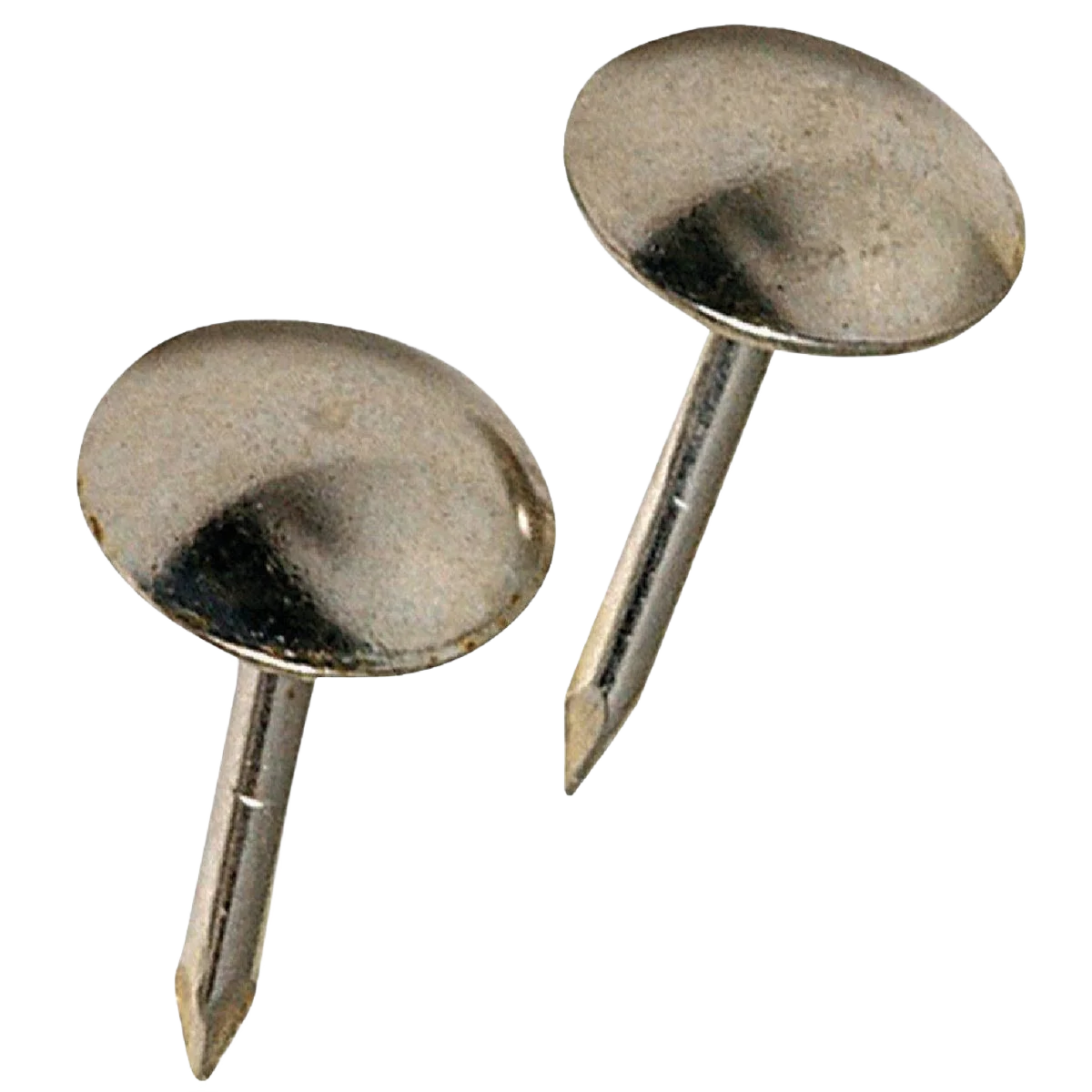 Anchor Wire Corp Small Round Nickel Upholstery Nails, 25-Ct