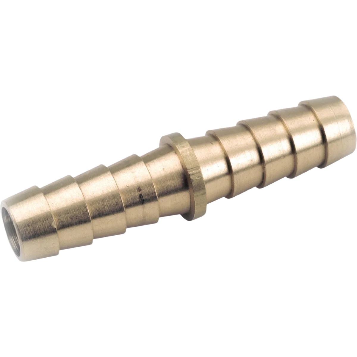 Anderson Metals Brass Hose Barb Union, 1/2 In. ID x 1/2 In. ID