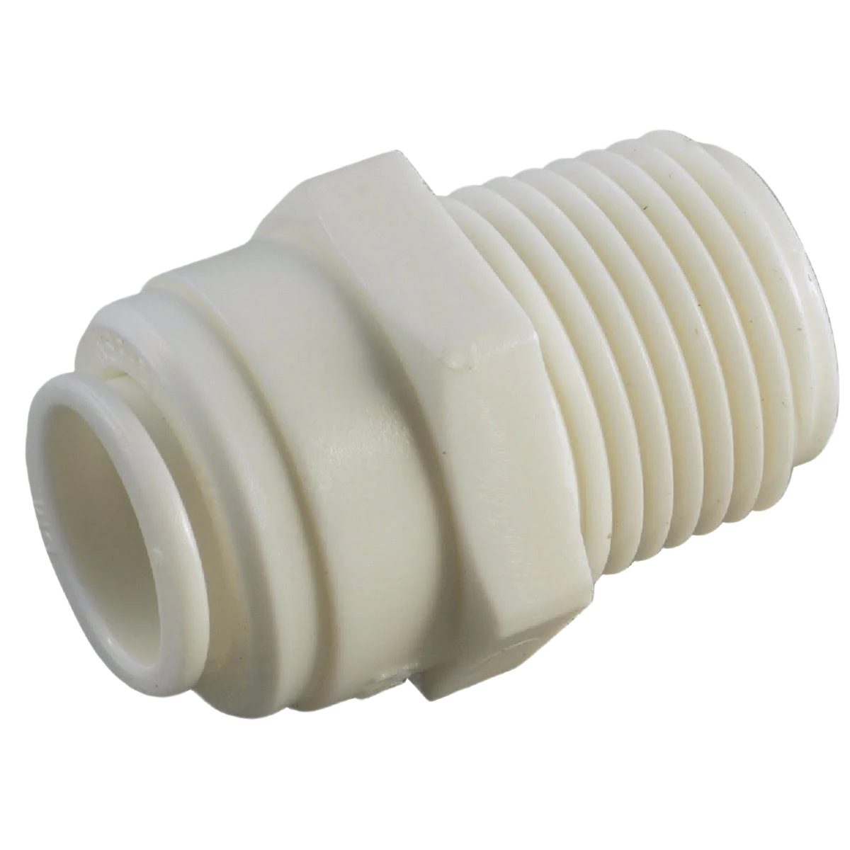 Anderson Metals MPT Push-In Plastic Connector, 3/8 In. x 1/4 In.