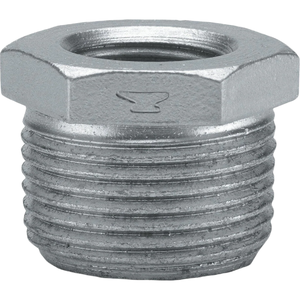 Anvil Hex Galvanized Bushing, 1/2 In. x 1/4 In.