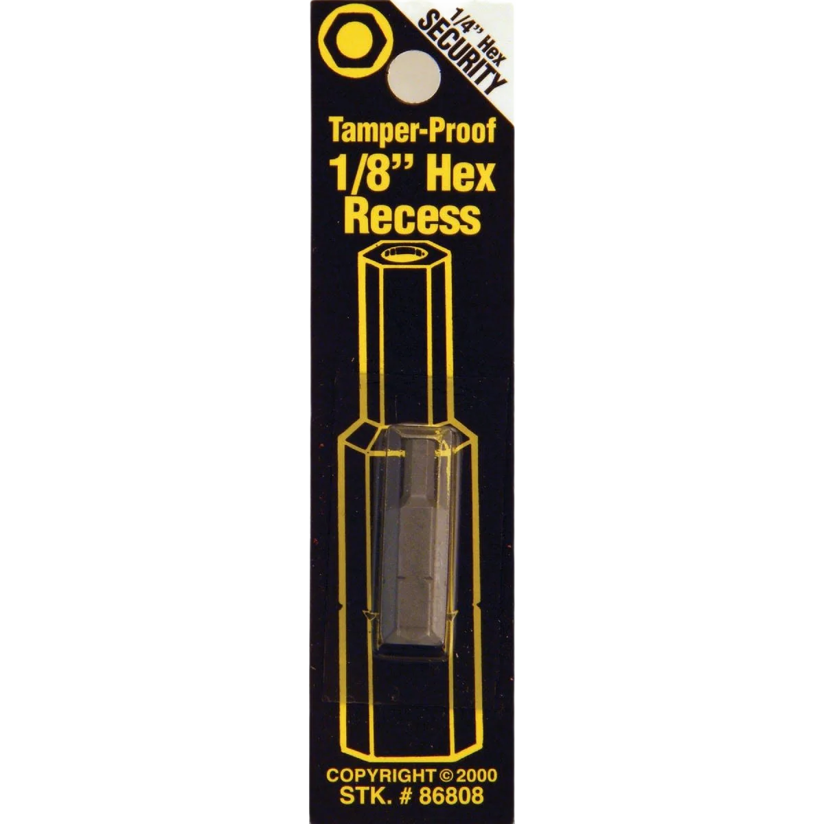 Best Way Tools 1/8" Tamper-Proof Hex Security Bit