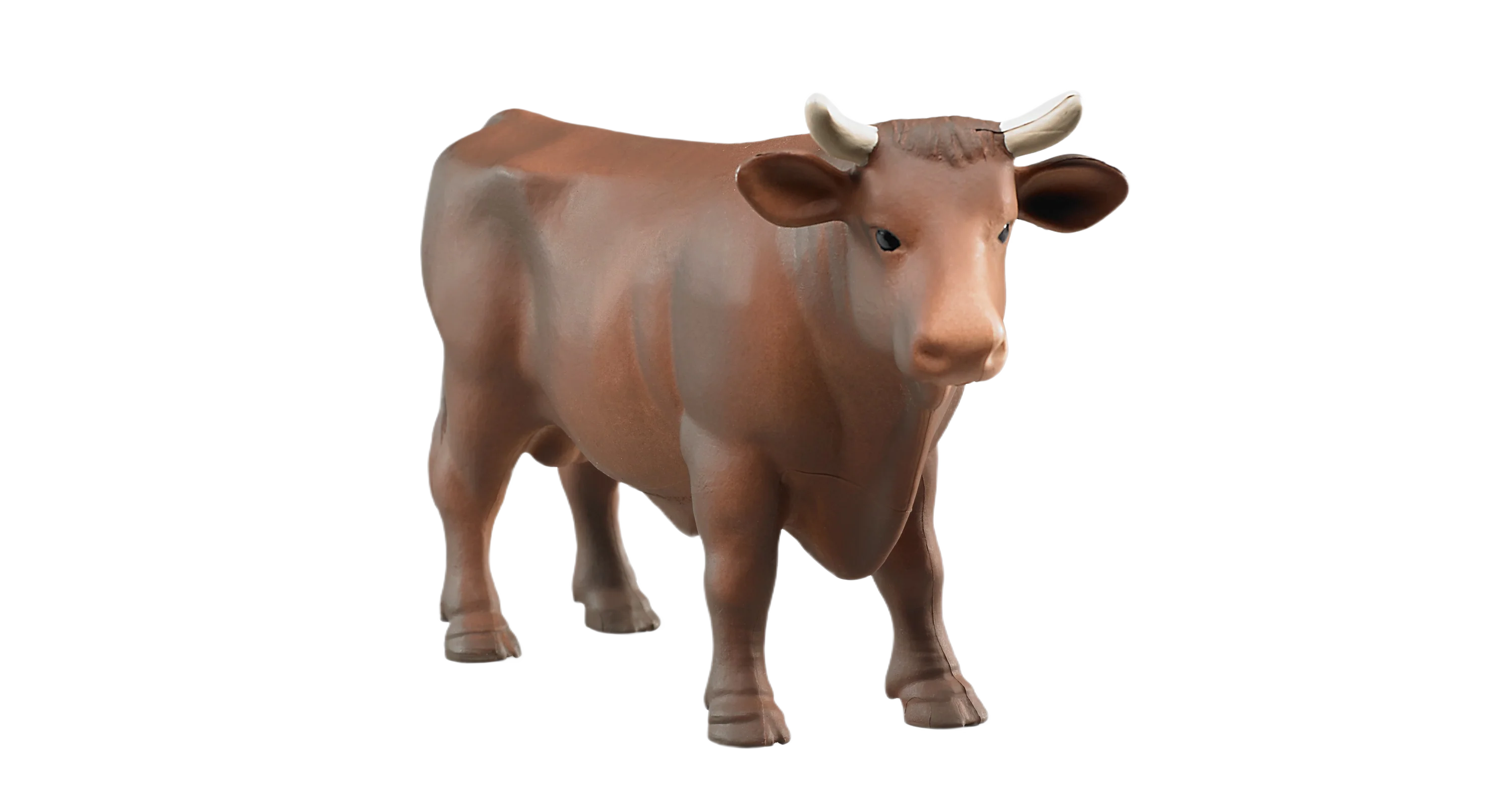 Bruder 02308 Brown Cow Figure 1-Count - Image 3