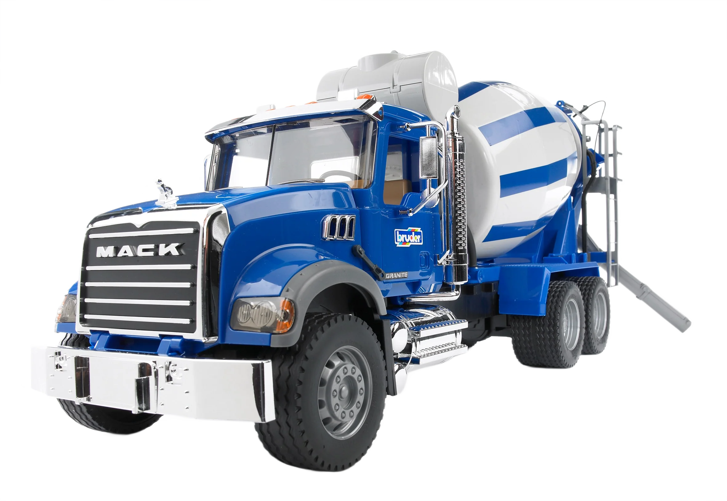 Bruder 1:16 Scale Mack Granite Cement Mixer Truck - Image 3