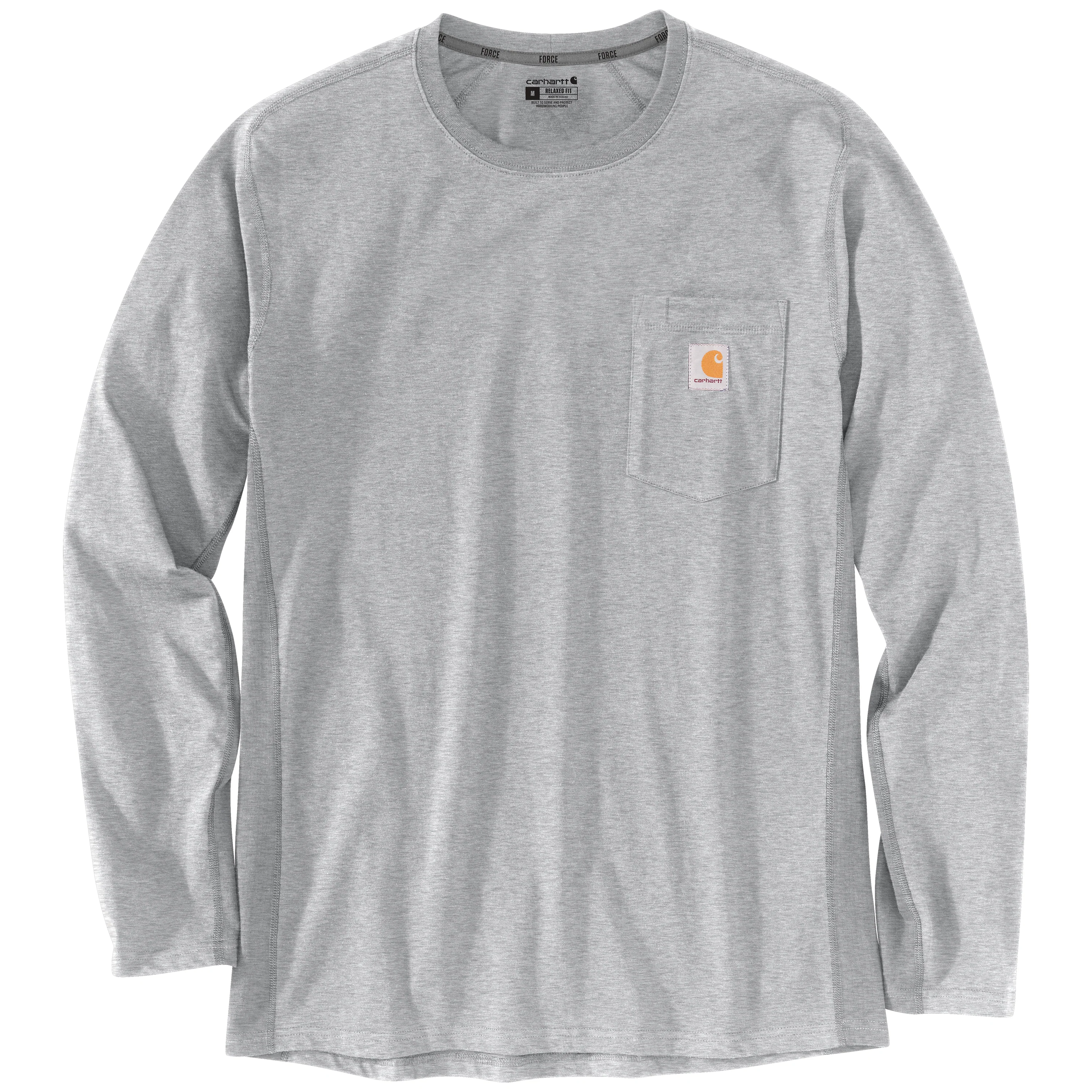 Carhartt Men's Force Relaxed Fit Long-Sleeve Pocket T-Shirt - Image 30