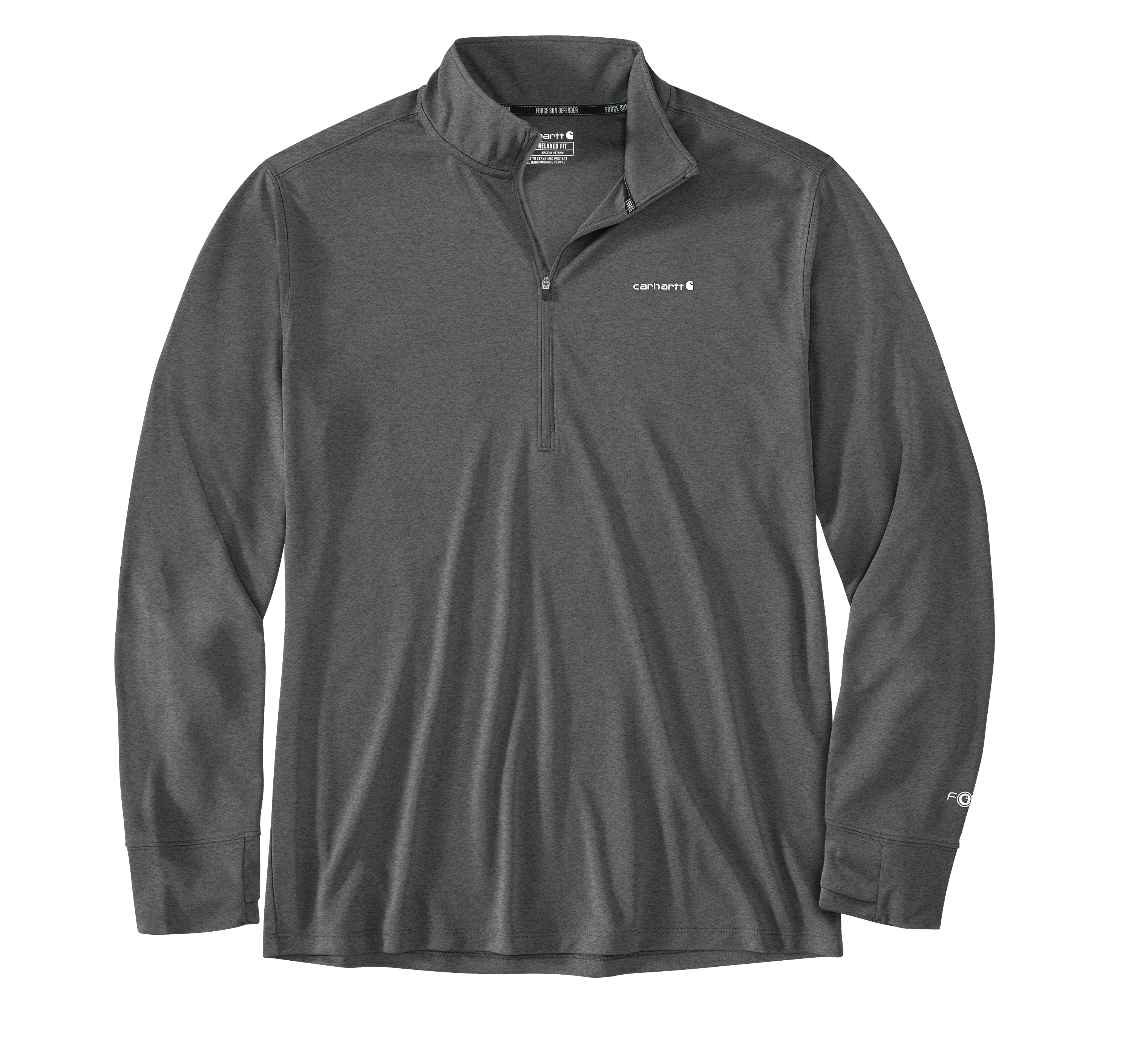 Carhartt Men's Force Sun Defender Relaxed 1/2-Zip Long-Sleeve - Image 11