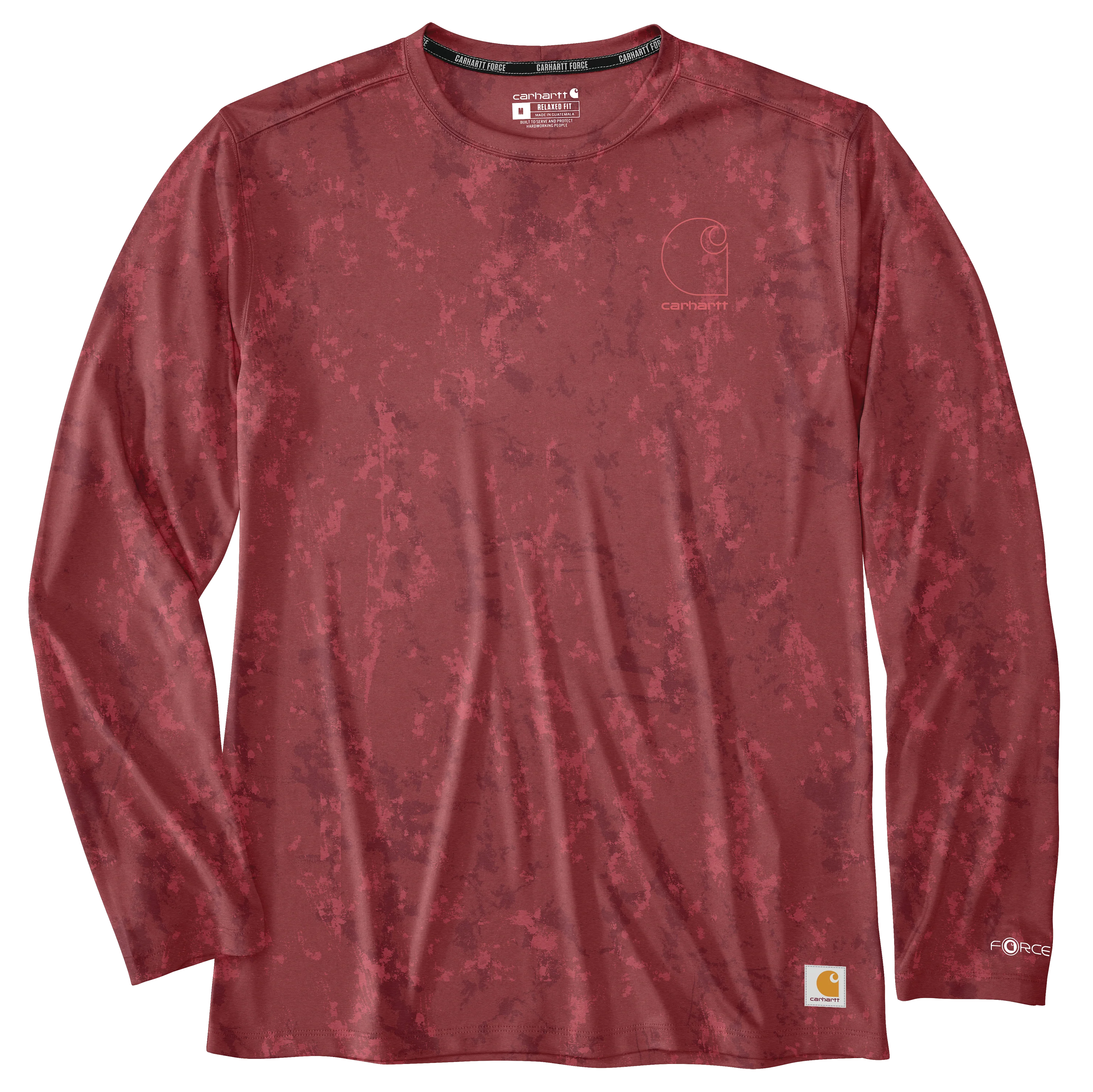 Carhartt Men's Force Sun Defender Relaxed Print Long-Sleeve T-Shirt - Image 5
