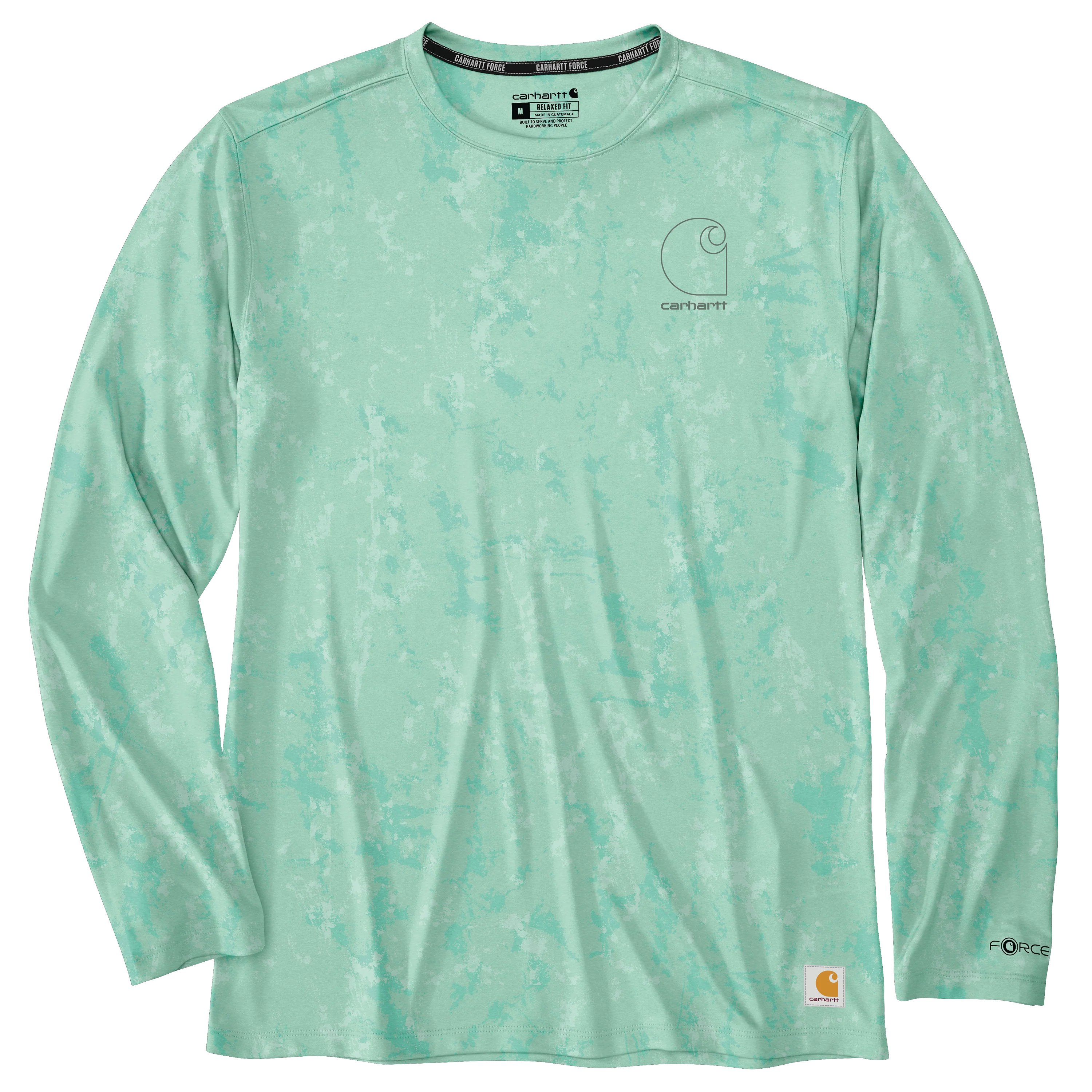 Carhartt Men's Force Sun Defender Relaxed Print Long-Sleeve T-Shirt - Image 8