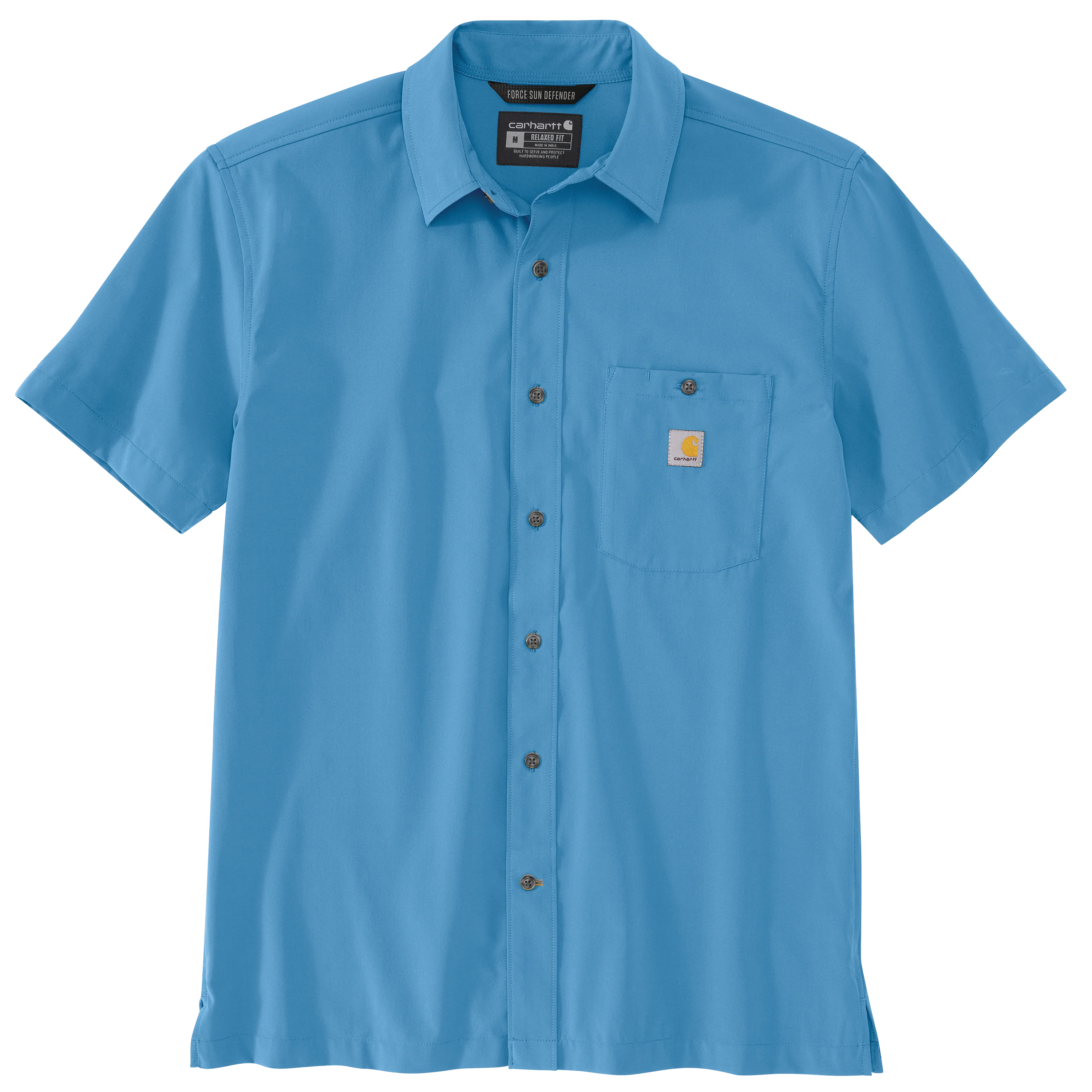 Carhartt Men's Force Sun Defender Woven Relaxed Short-Sleeve Shirt - Image 21