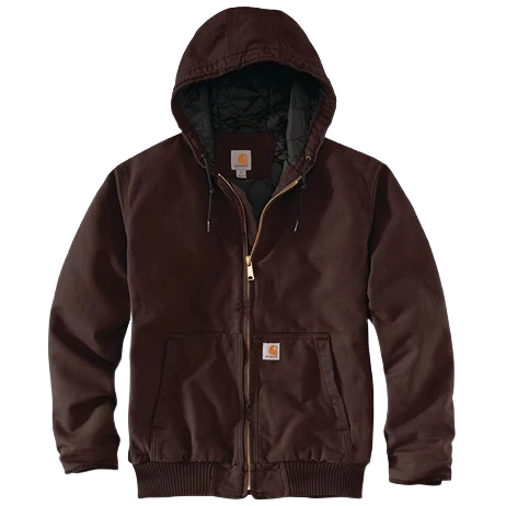Carhartt Men's Insulated Active Jac Washed Duck Loose Fit Jacket - Image 27