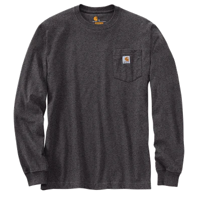 Carhartt Men's Loose Fit Heavyweight Long-Sleeve Pocket T-Shirt - Image 20