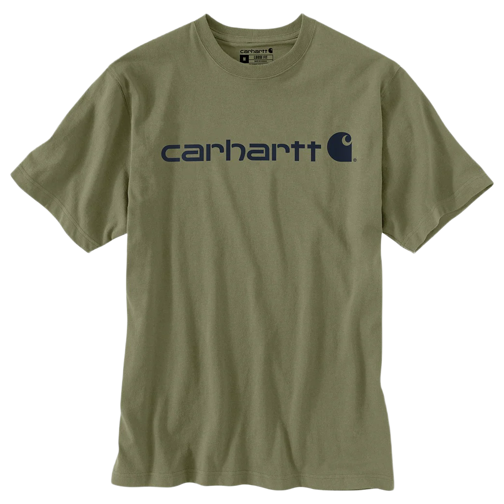 Carhartt Men's Loose Fit Heavyweight Short-Sleeve Logo Graphic T-Shirt - Image 17