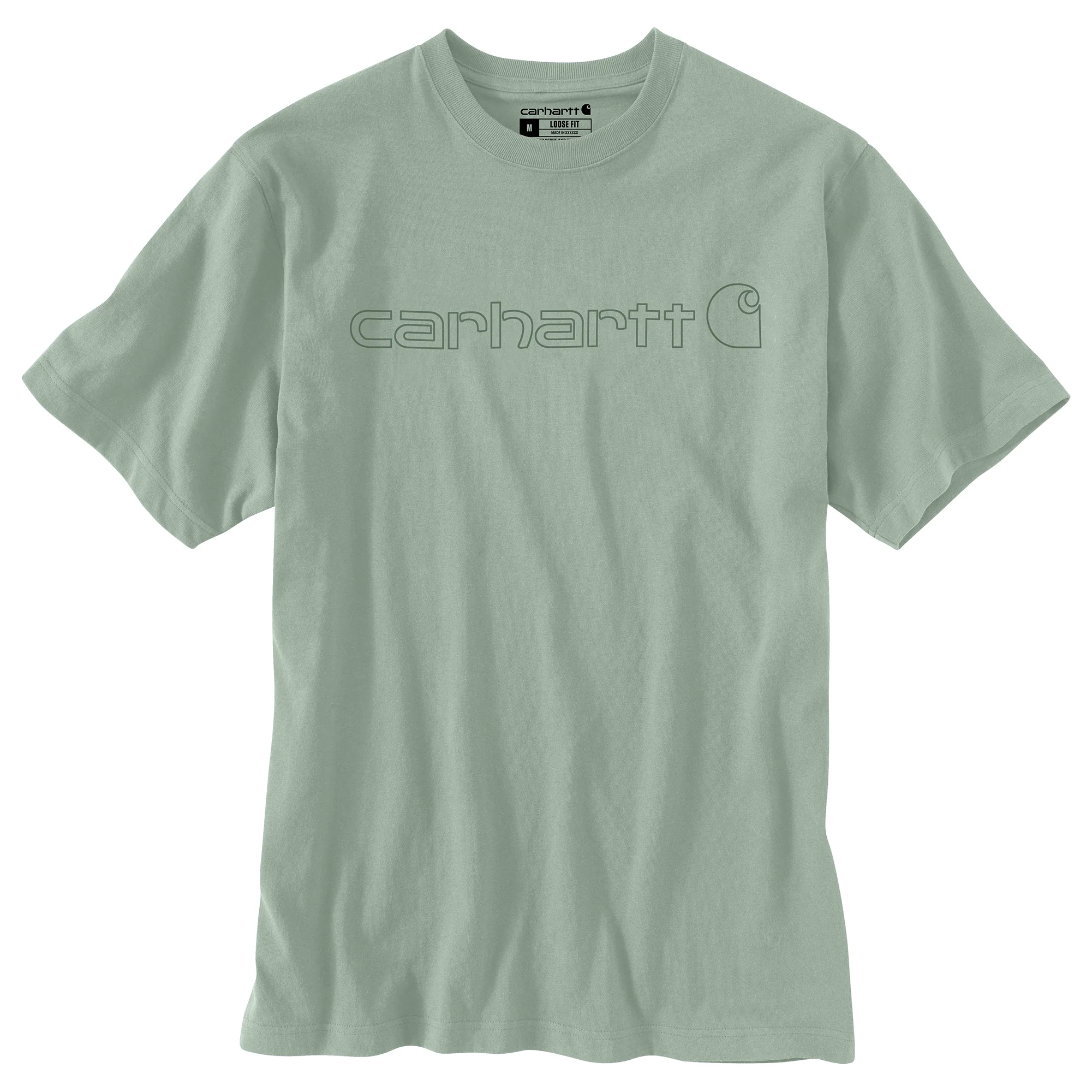 Carhartt Men's Loose Fit Heavyweight Short-Sleeve Logo Graphic T-Shirt - Image 24