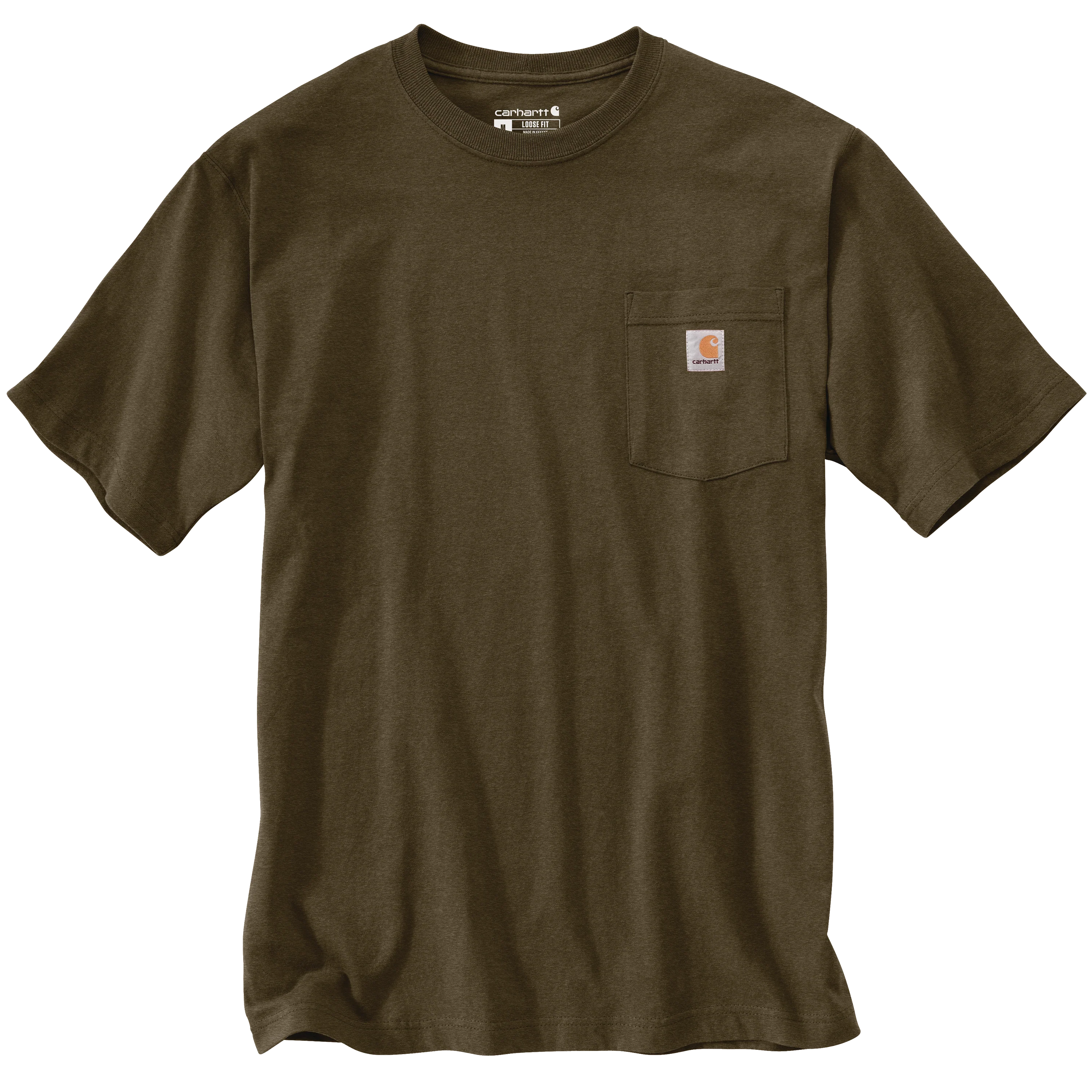 Carhartt Men's Loose Fit Heavyweight Short-Sleeve Pocket T-Shirt - Image 35