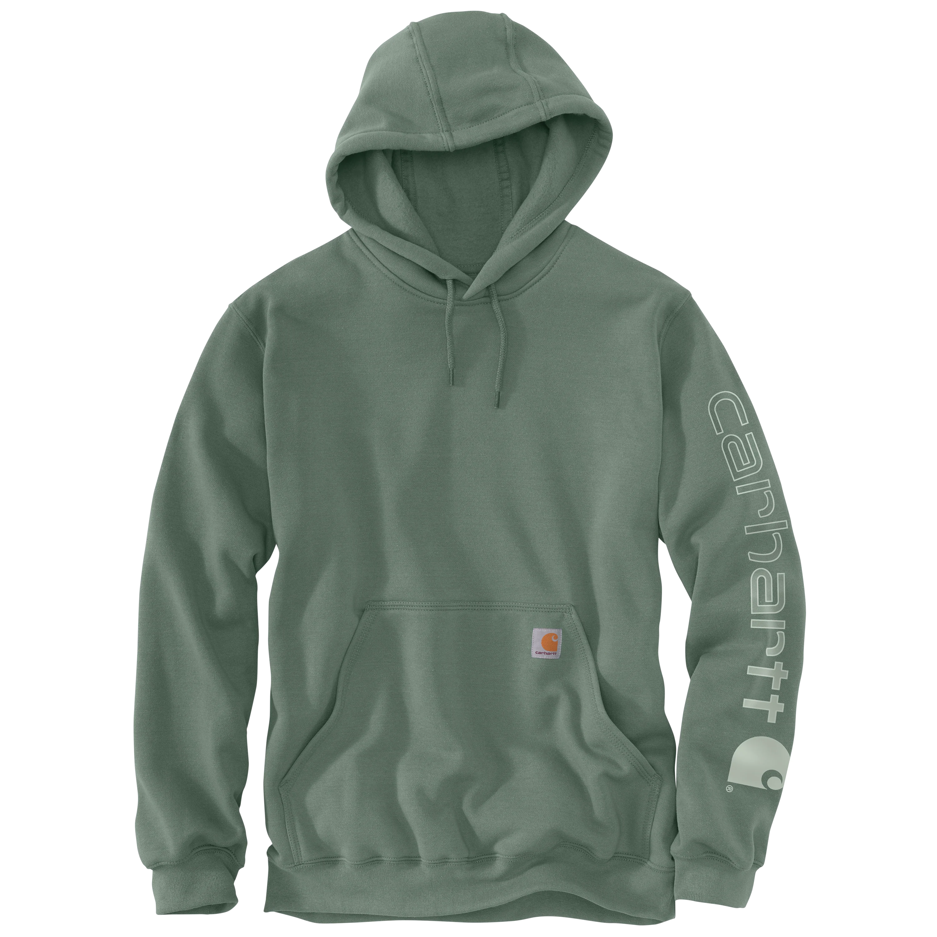 Carhartt Men's Loose Fit Midweight Logo Sleeve Graphic Hoodie - Image 101