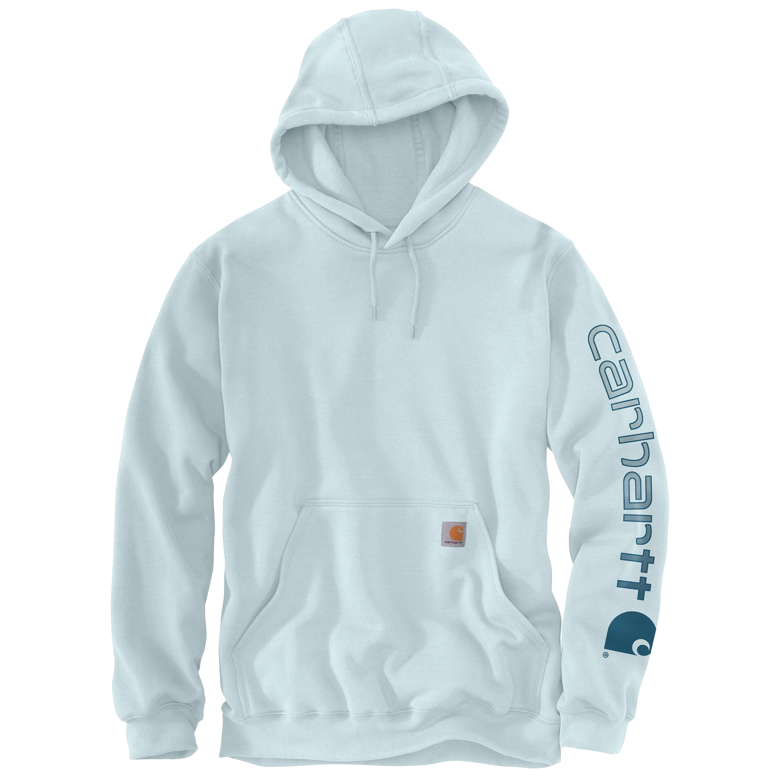 Carhartt Men's Loose Fit Midweight Logo Sleeve Graphic Hoodie - Image 90