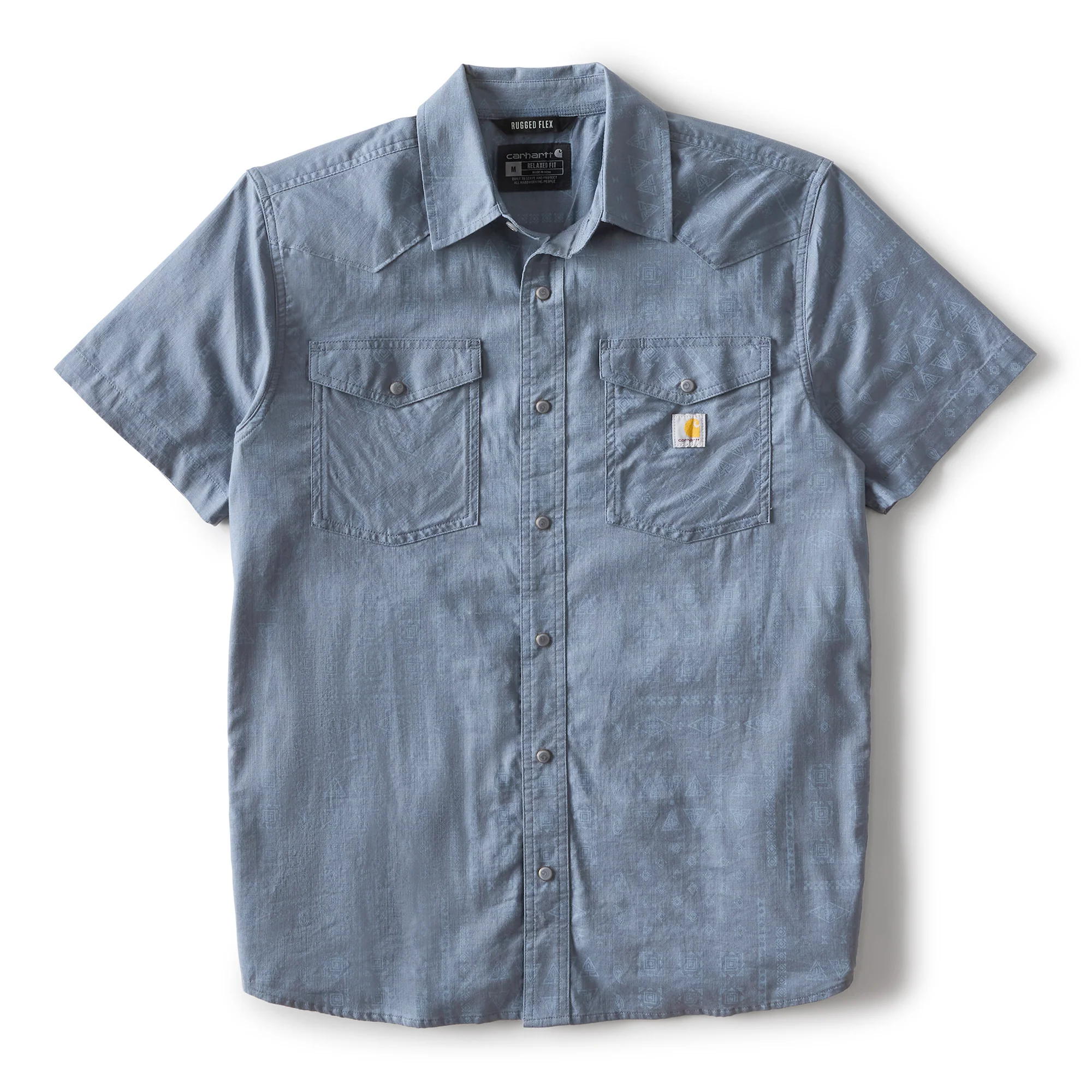 Carhartt Men's Montana Bozeman Relaxed Short-Sleeve Plaid Shirt - Image 10