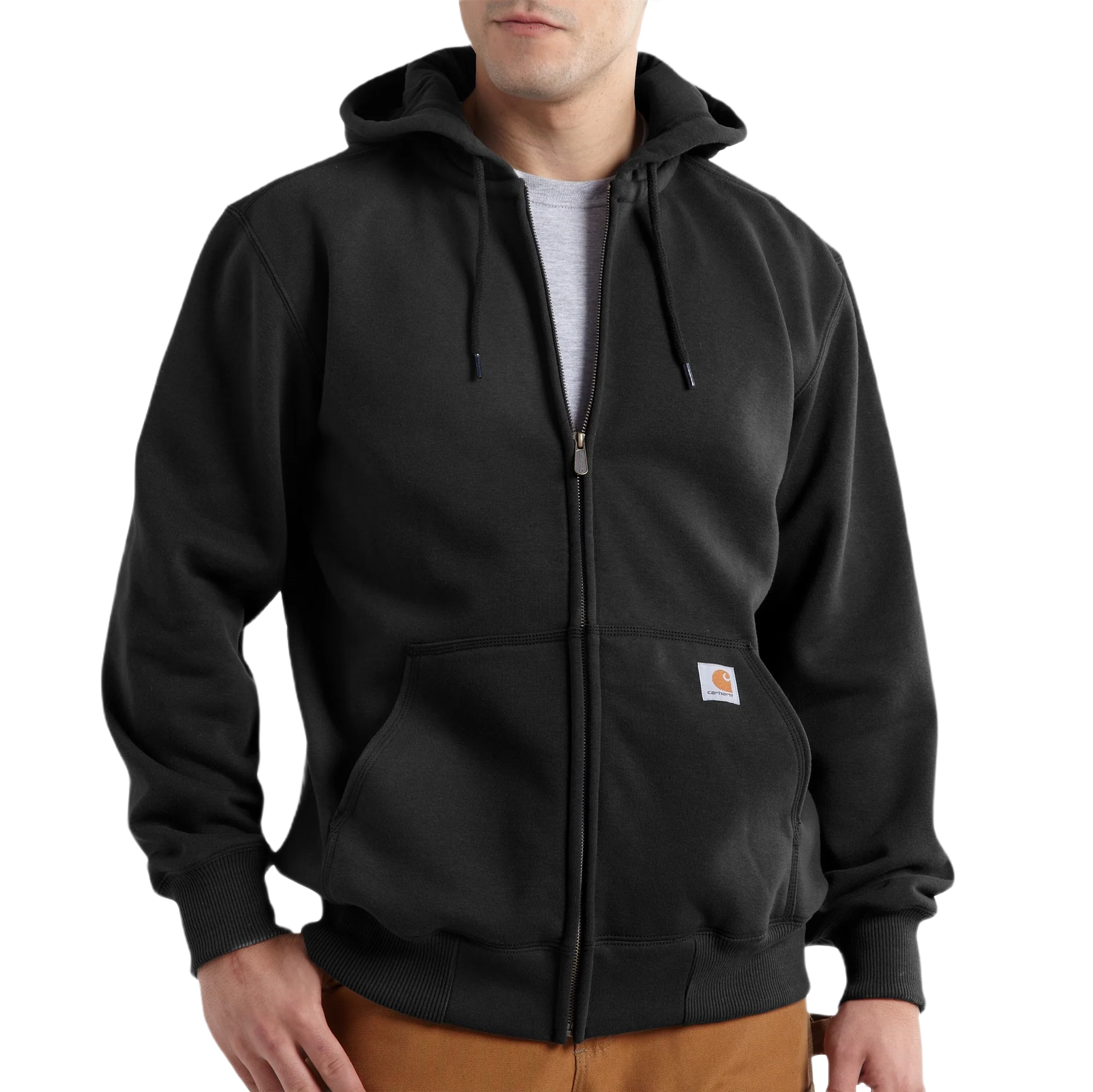 Carhartt Men's Rain Defender Loose Fit Heavyweight Full-Zip Sweatshirt - Image 11