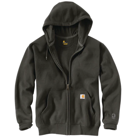 Carhartt Men's Rain Defender Loose Fit Heavyweight Full-Zip Sweatshirt - Image 54