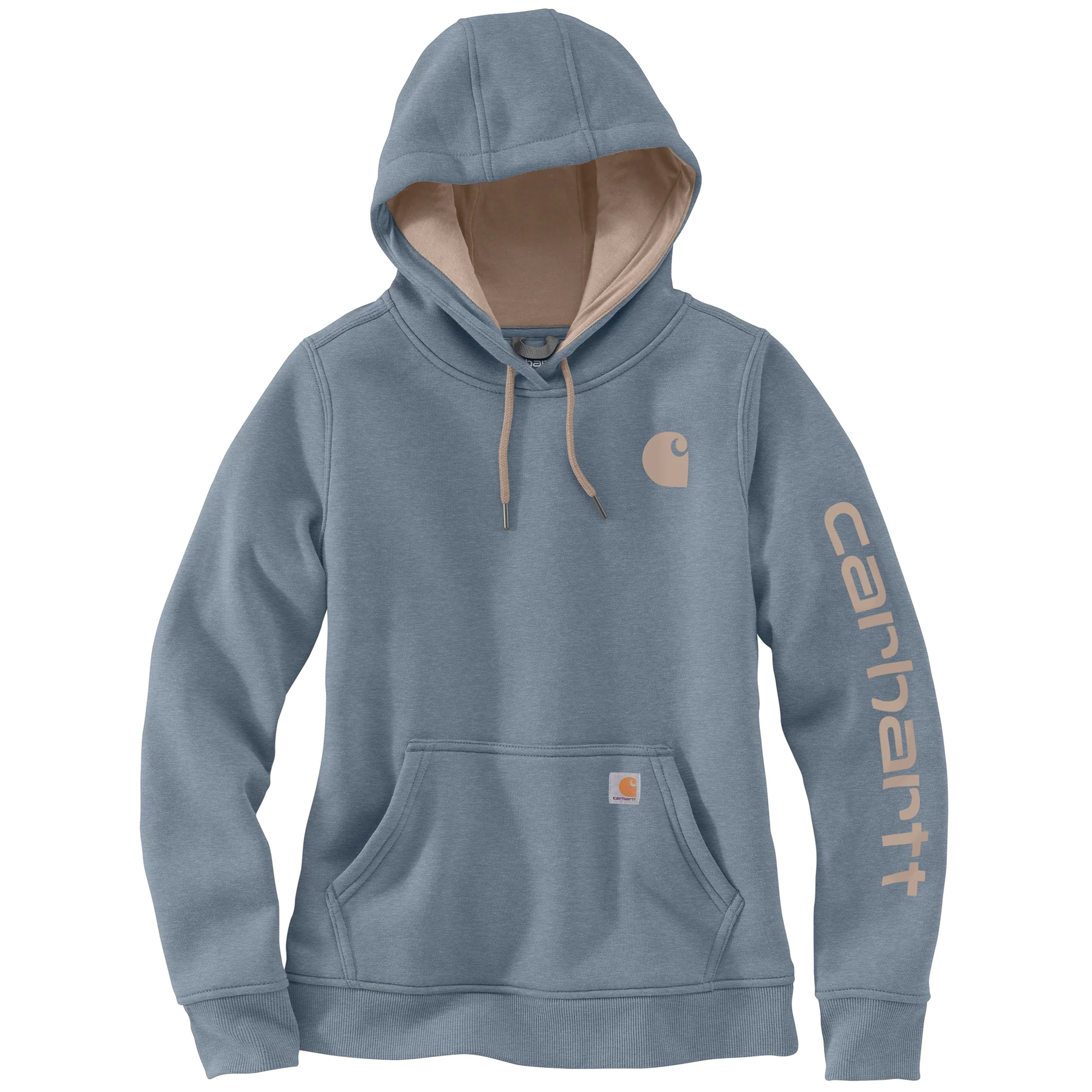 Carhartt Women's Relaxed Fit Midweight Logo/Sleeve Graphic Hoodie - Image 49