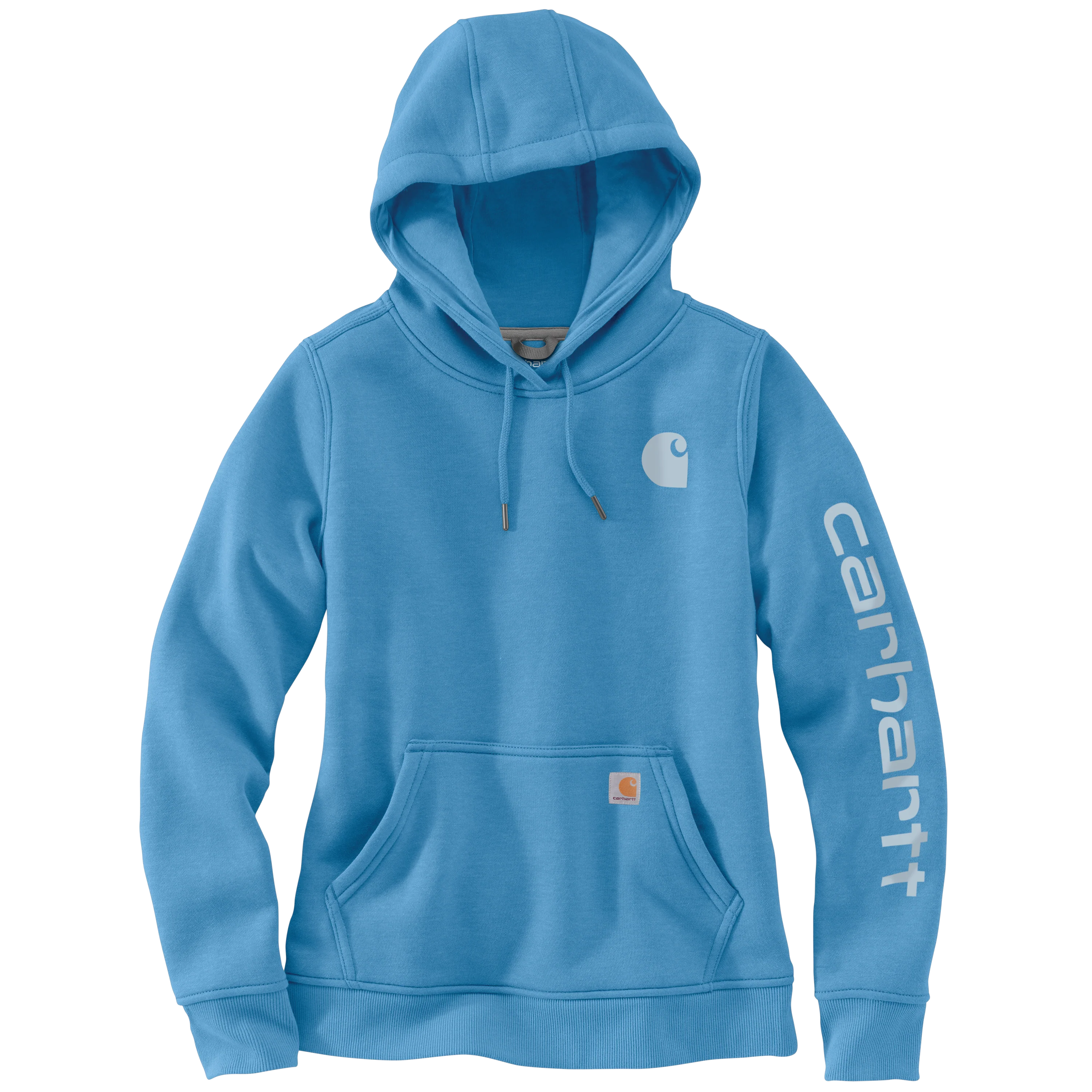 Carhartt Women's Relaxed Fit Midweight Logo/Sleeve Graphic Hoodie - Image 71
