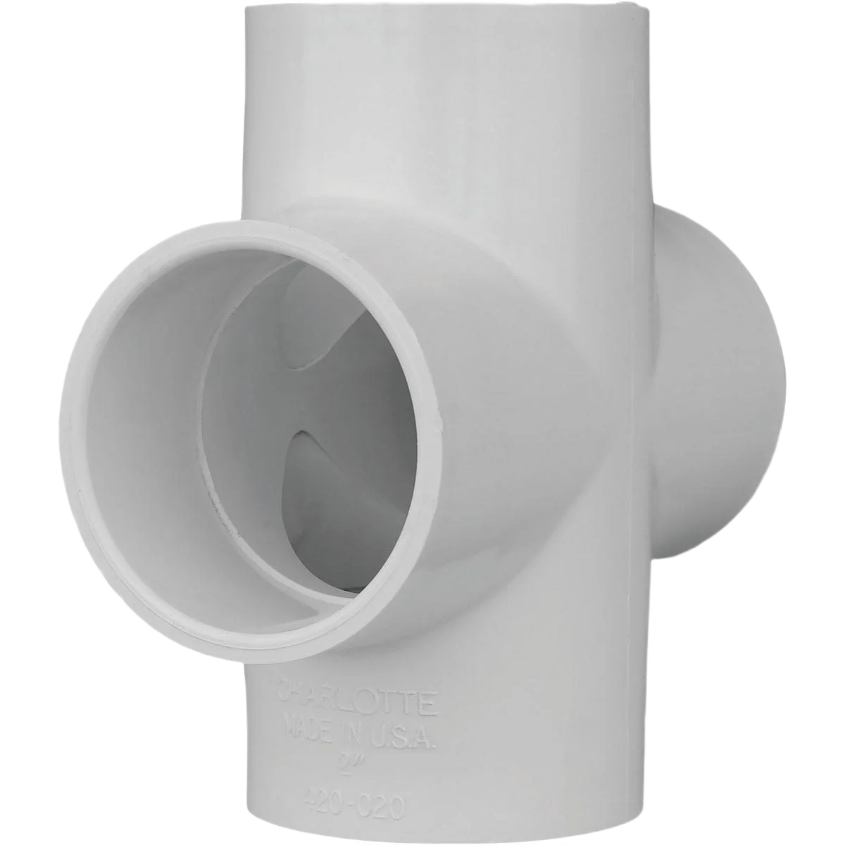Charlotte Pipe 2 In. Schedule 40 Slip PVC Cross