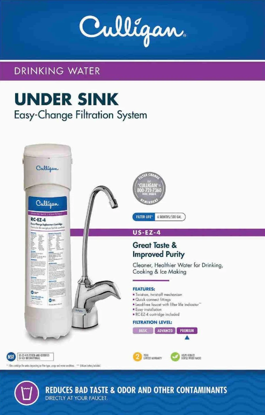 Culligan Easy-Change Undersink Filtration System - Image 2