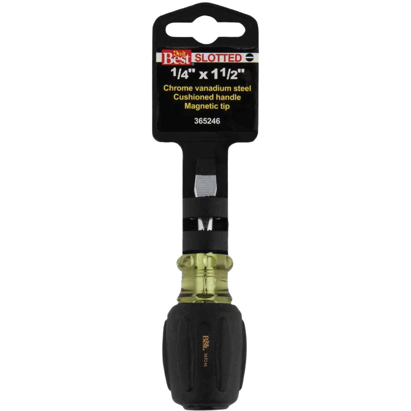 Do it Best 1/4 in. x 1-1/2 in. Magnetic Tip Slotted Screwdriver - Image 2