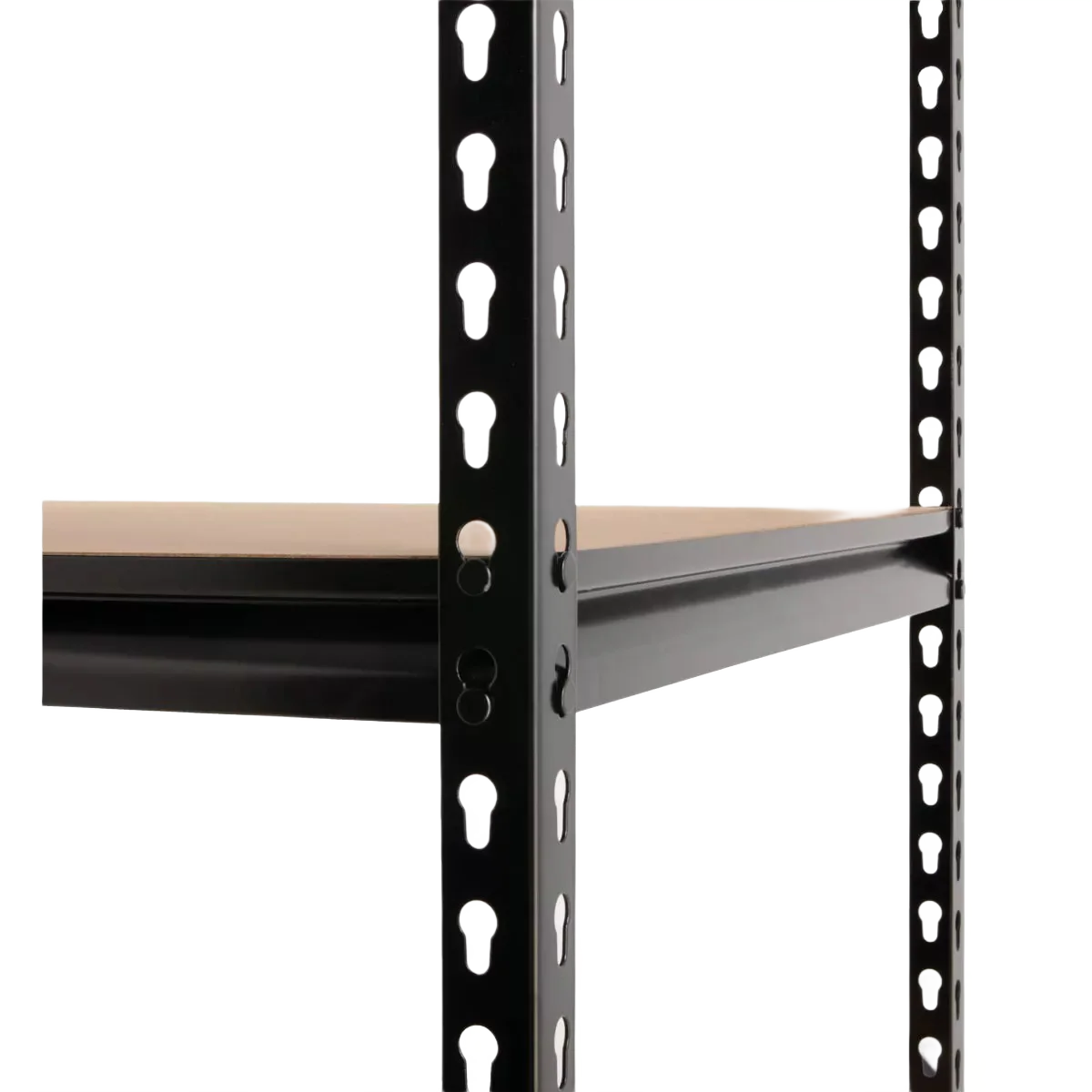 Do it Best Black 5-Shelf Steel Shelving Unit, 48 in. x 24 in. x 72 in. - Image 4