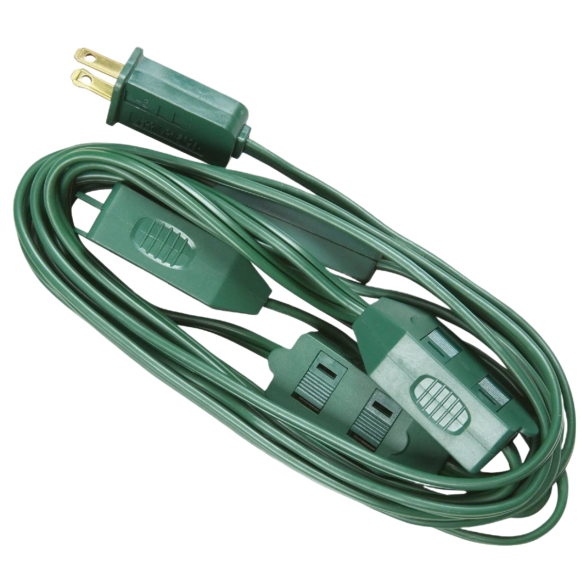 Do it Best Green 18/2 Christmas Tree Extension Cord, 15 ft.