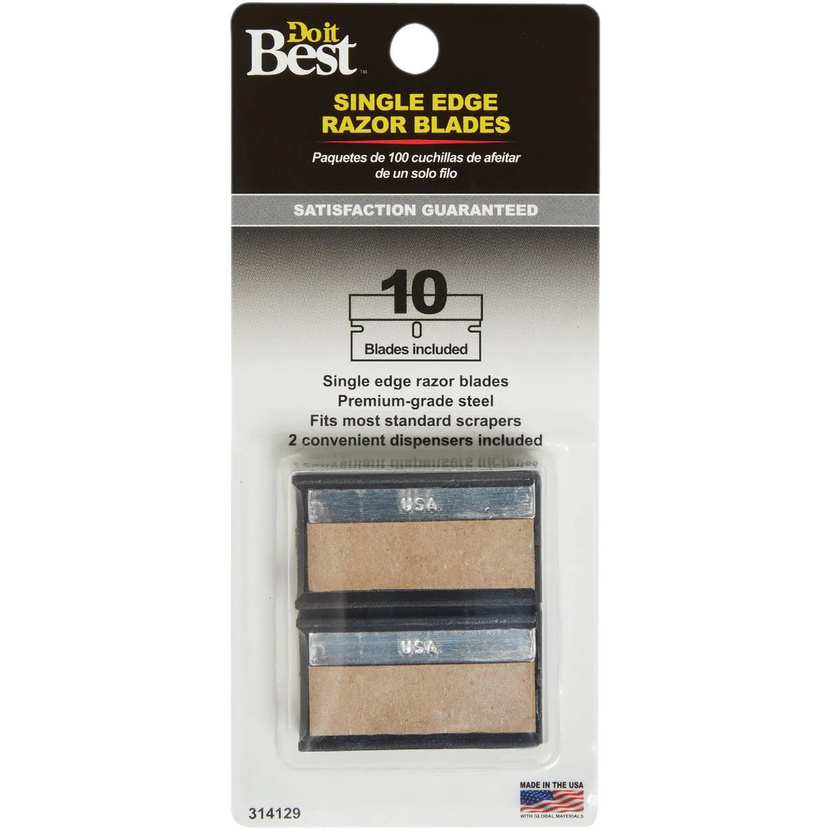 Do it Best Single Edge Razor Blades, 10-Pack
