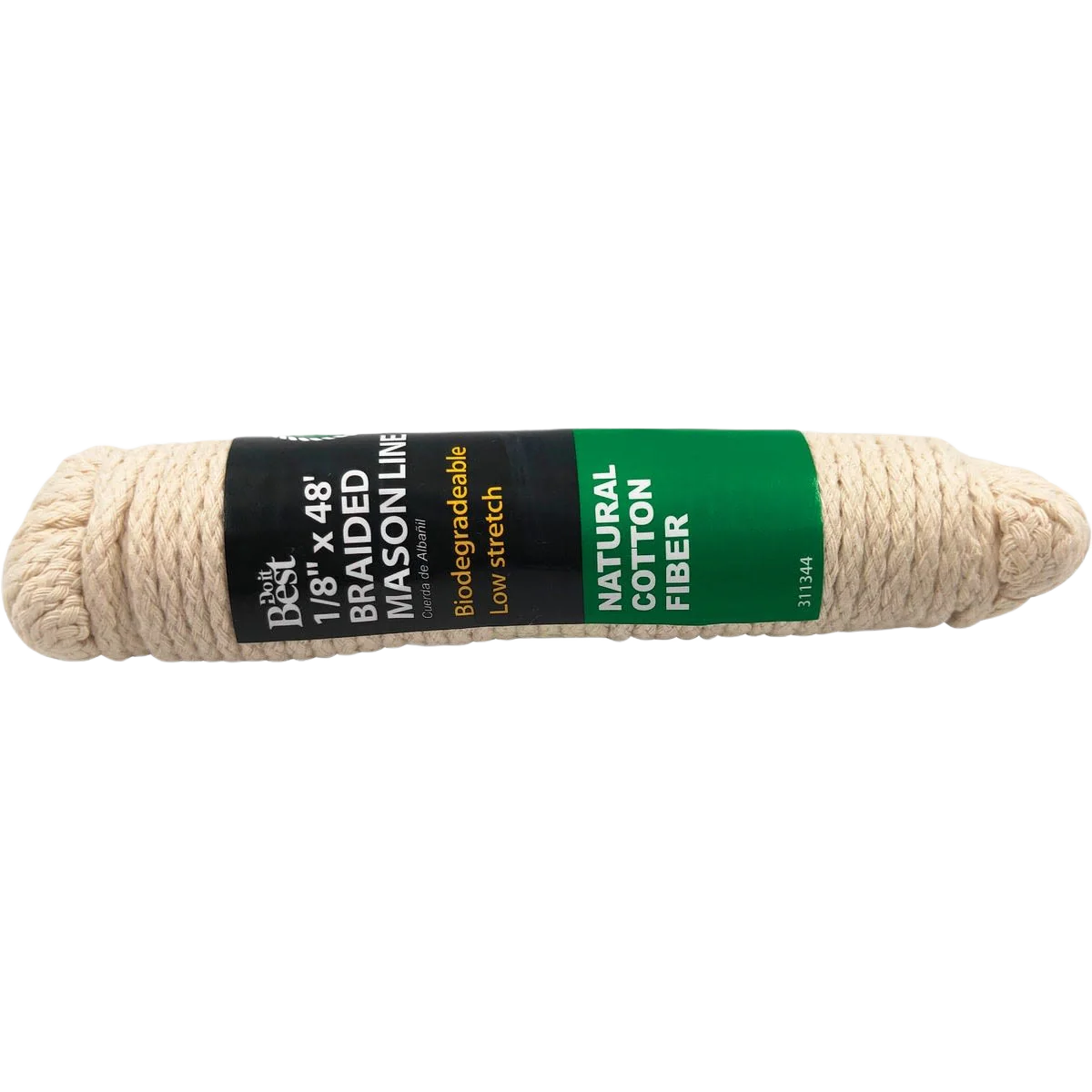 Do it Best White Braided Cotton Mason Line, 48 ft.