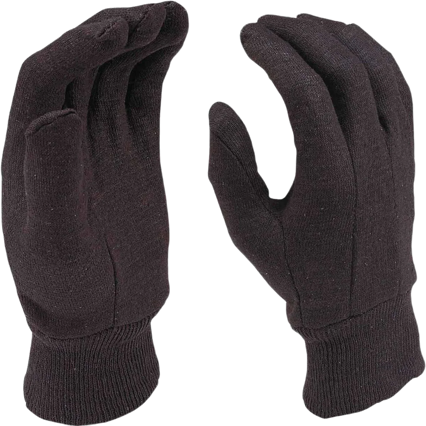 Do it Best Women's Large Brown Jersey Work Gloves - Image 2