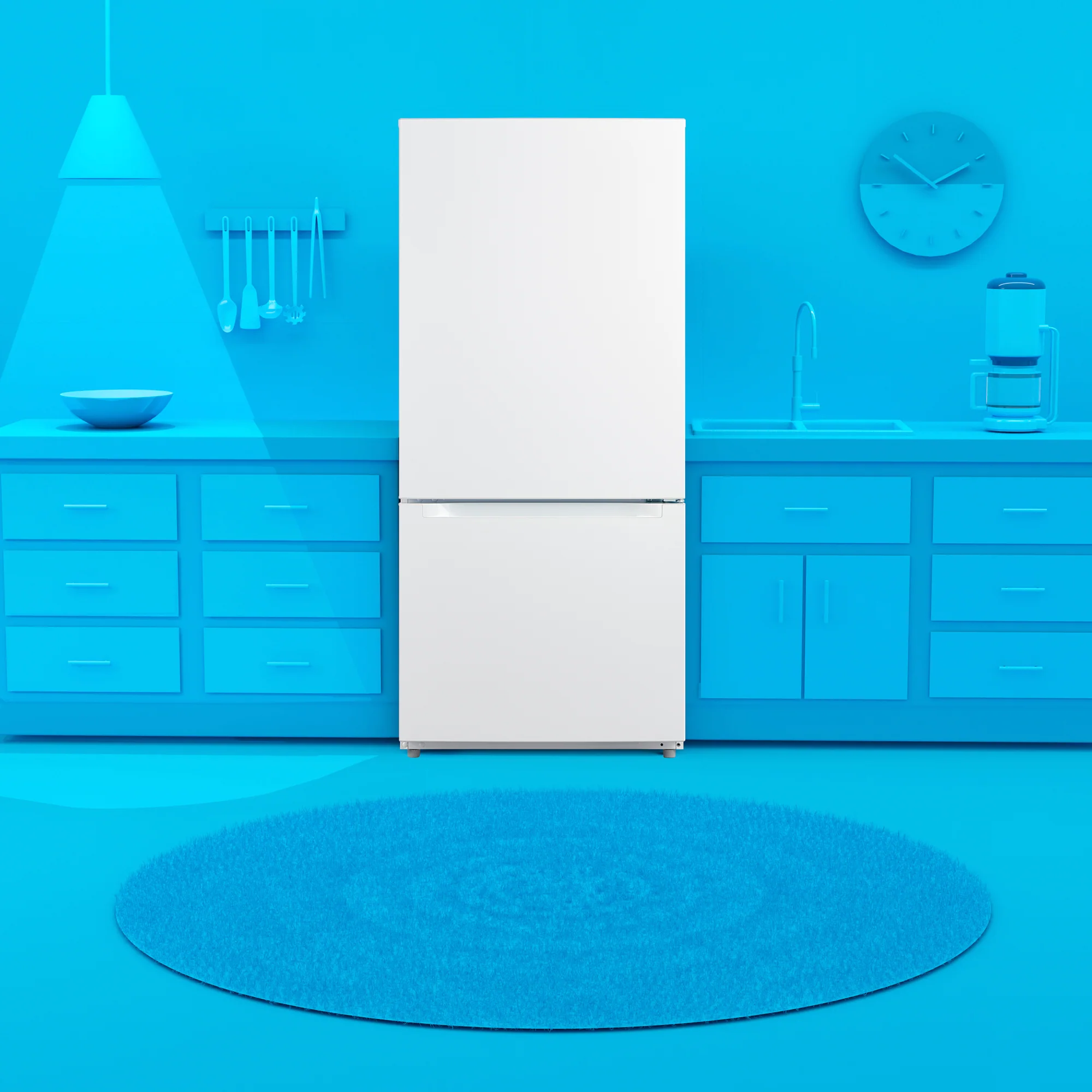 Element Electronics 18.7 cu. ft. Bottom Freezer Refrigerator - White, ENERGY STAR (ERBM19CBW) - Image 2