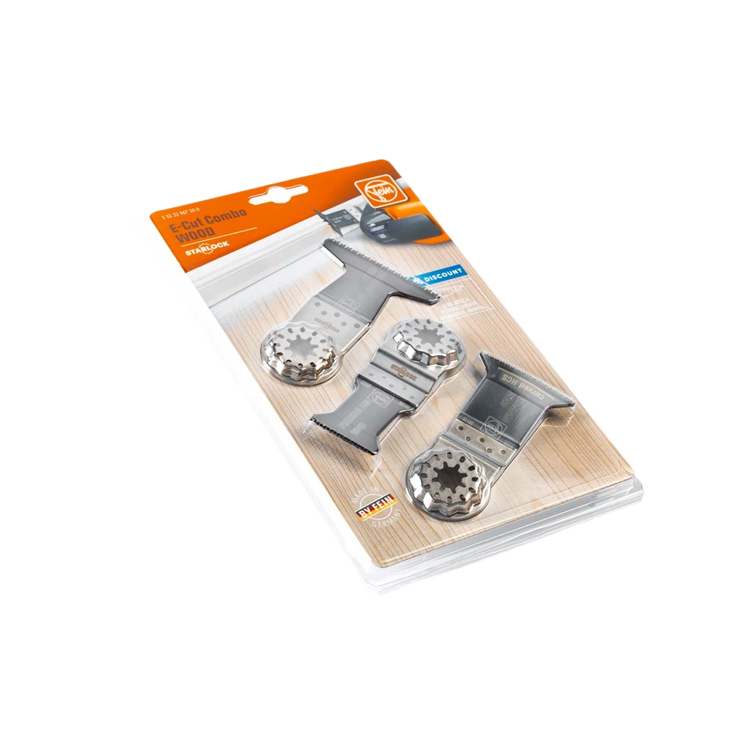 Fein E-Cut Combo Starlock Wood Saw Blades, 3-Pack - Image 2