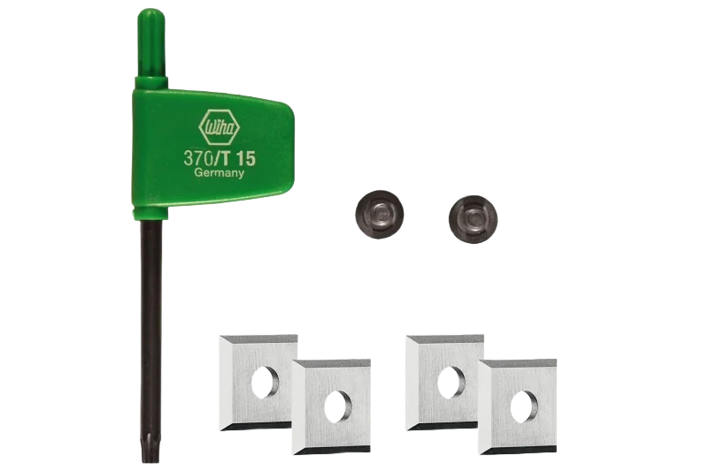 Festool 491391 Chamfer Trimming Router Bit Replacement Inserts HW D 19/12 S8, 4 ct - Image 2