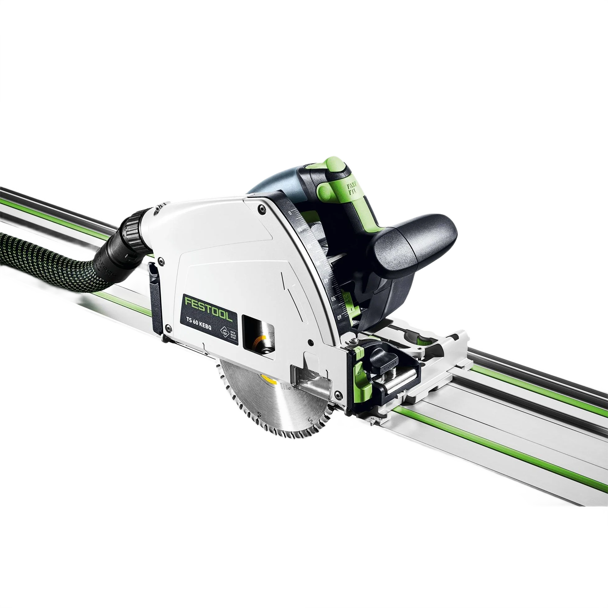 Festool 577422 TS 60 KEB-F-Plus Plunge Cut Track Saw w/55 in. Guide Rail - Image 3