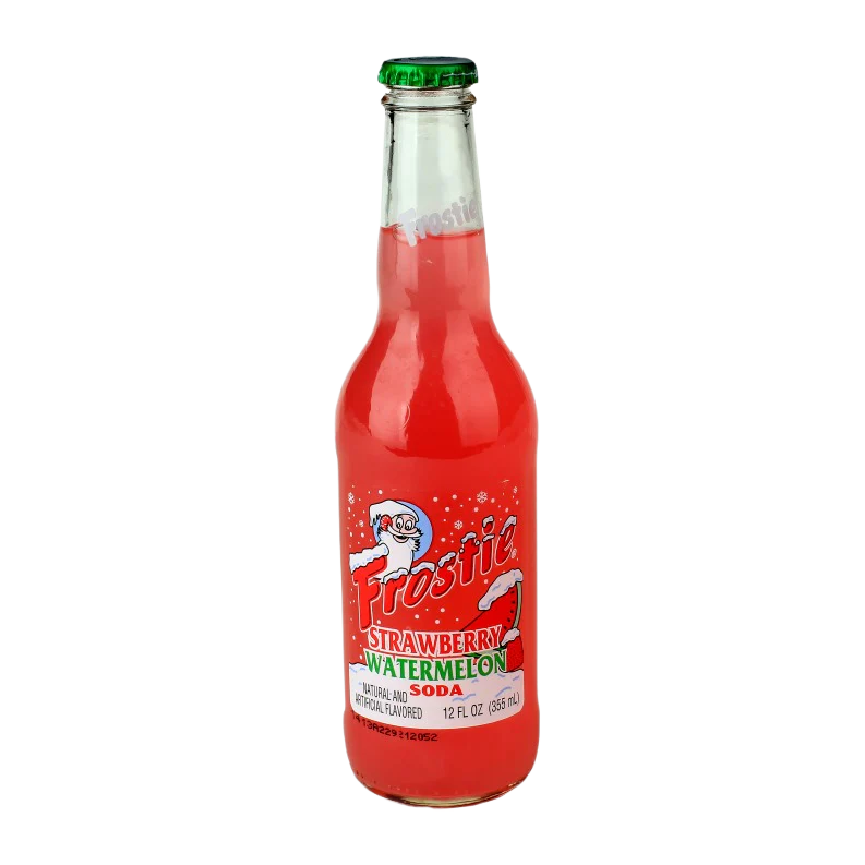 Frostie Strawberry Watermelon Soda, 12 oz.