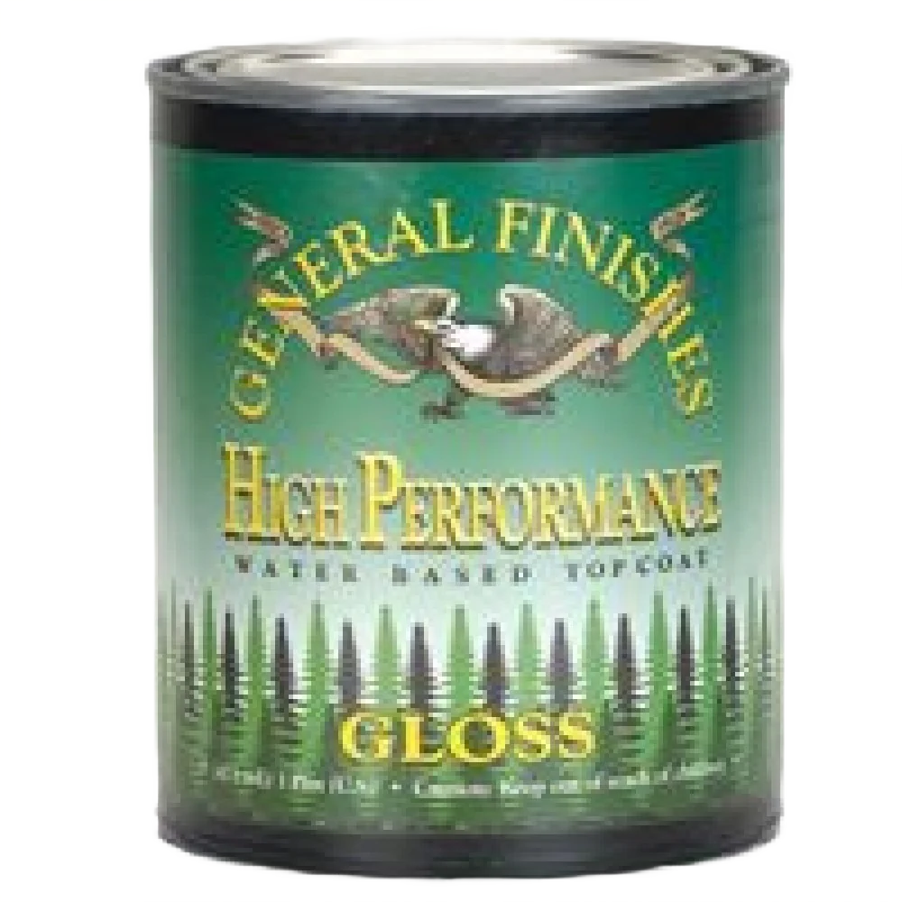 General Finishes Polyurethane Water Based Topcoat Gloss, Quart