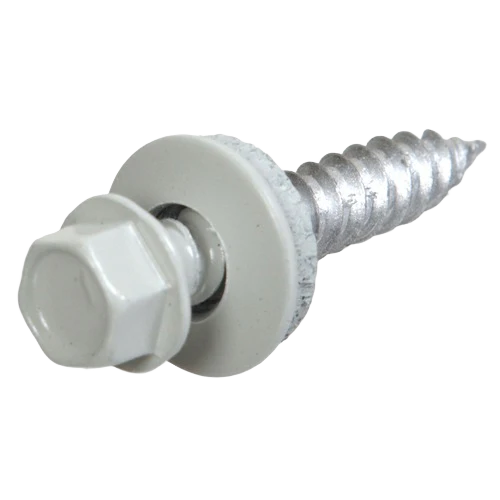 Hillman 10 x 2 In. White Painted Head Self Piercing Sheeter Screw