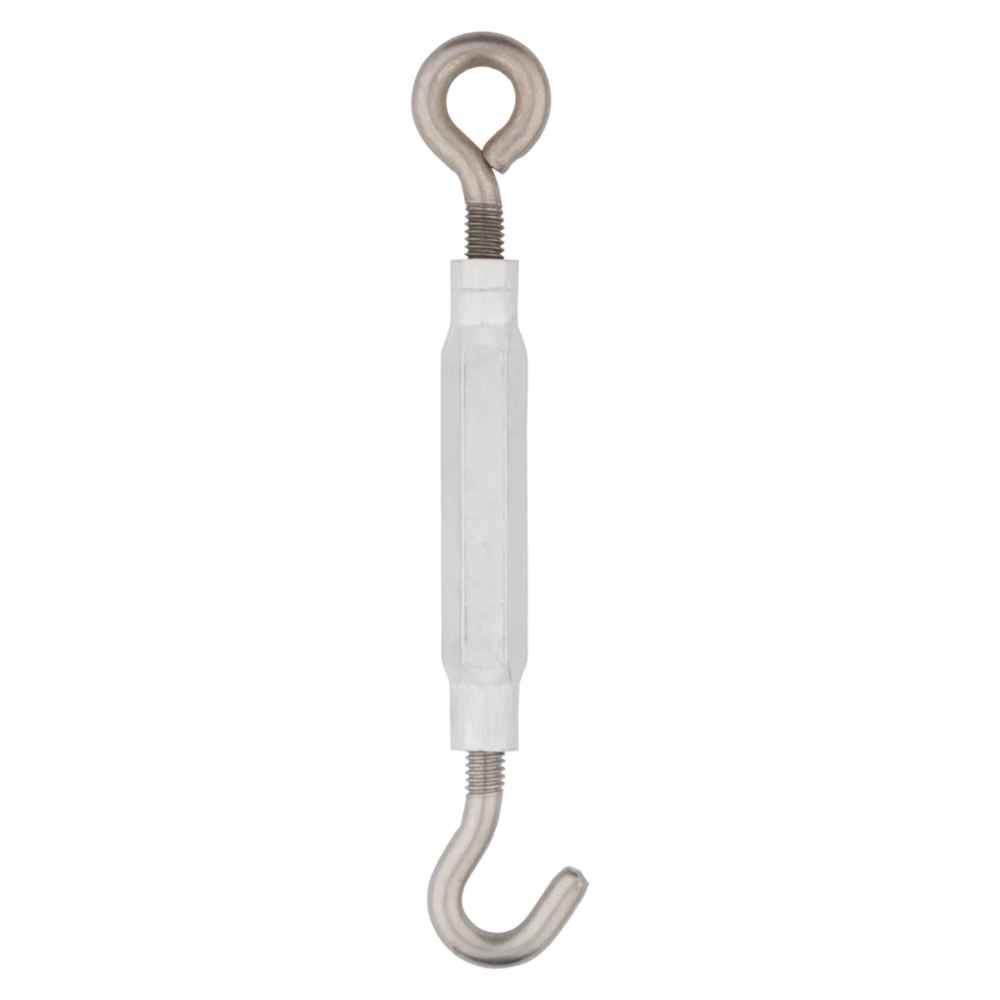 National Hardware 5/16" x 9" Stainless Steel Hook & Eye Turnbuckle - Image 2