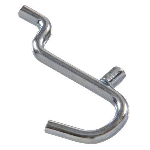 Hillman Zinc-Plated Curved Peg Hook, .207 x 1-1/2 in.