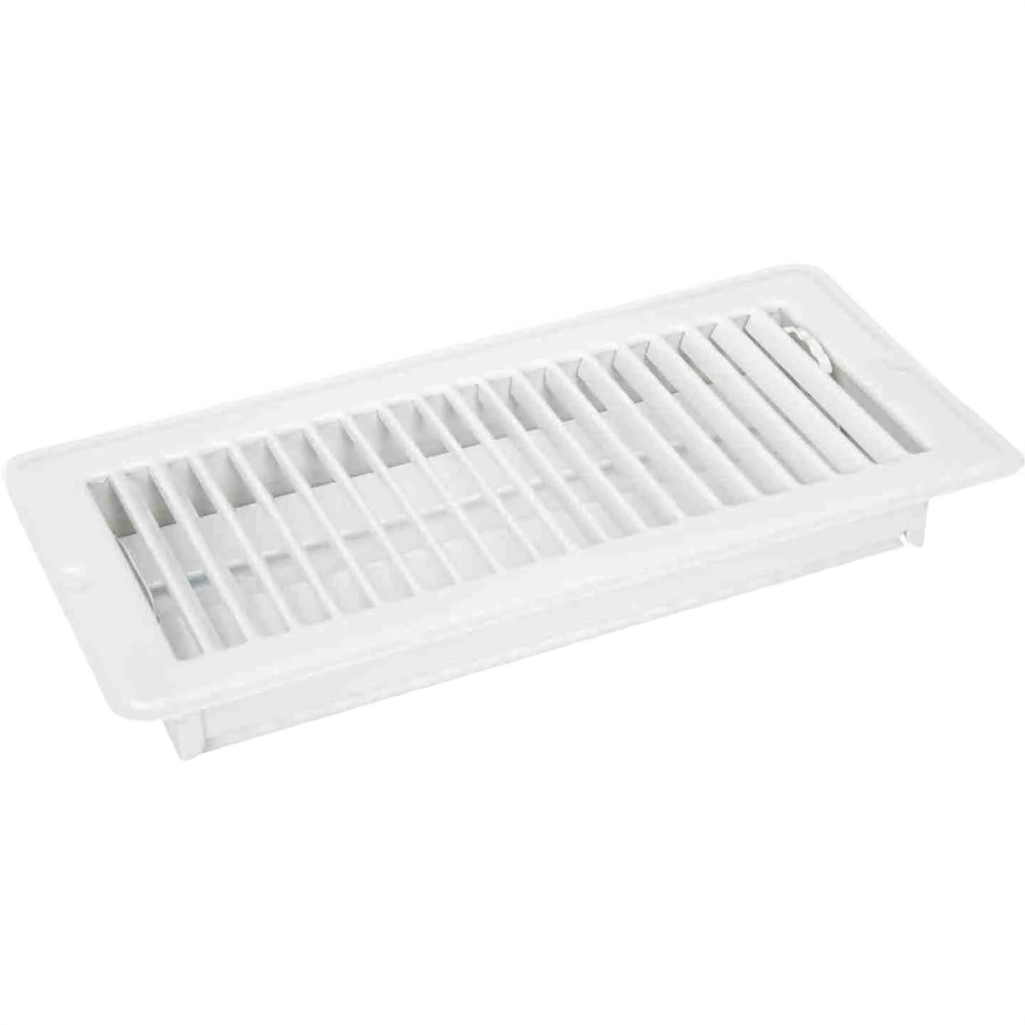 Home Impressions 4 in. x 10 in. Steel Floor Register, White - Image 2